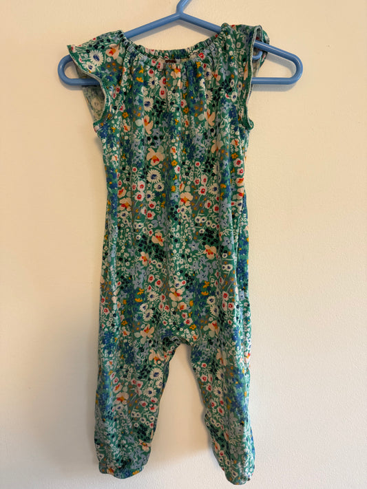 TEA FLORAL JUMPSUIT SIZE 12-18M