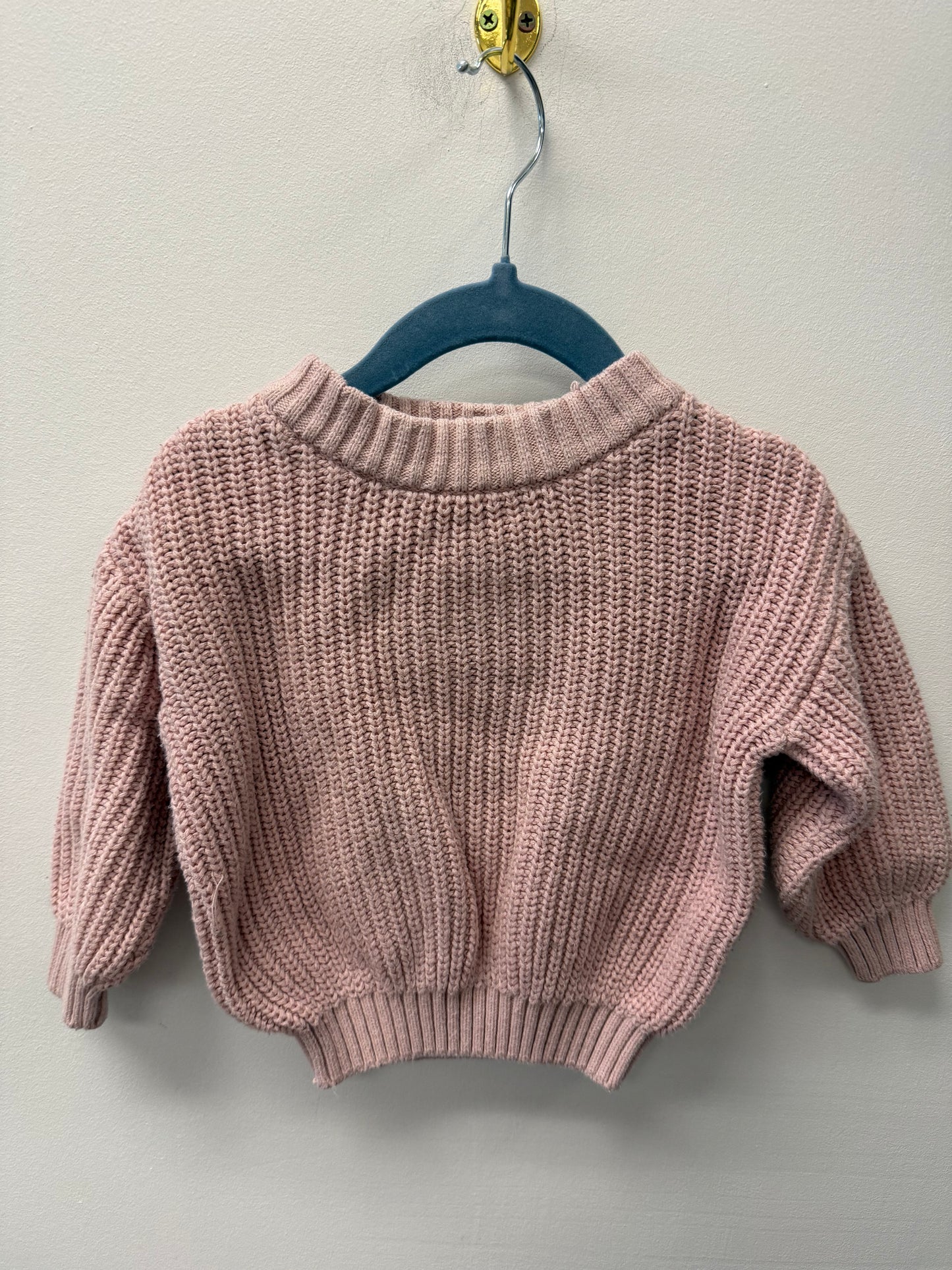 ROCOCO PINK KNIT SWEATER SIZE 12M