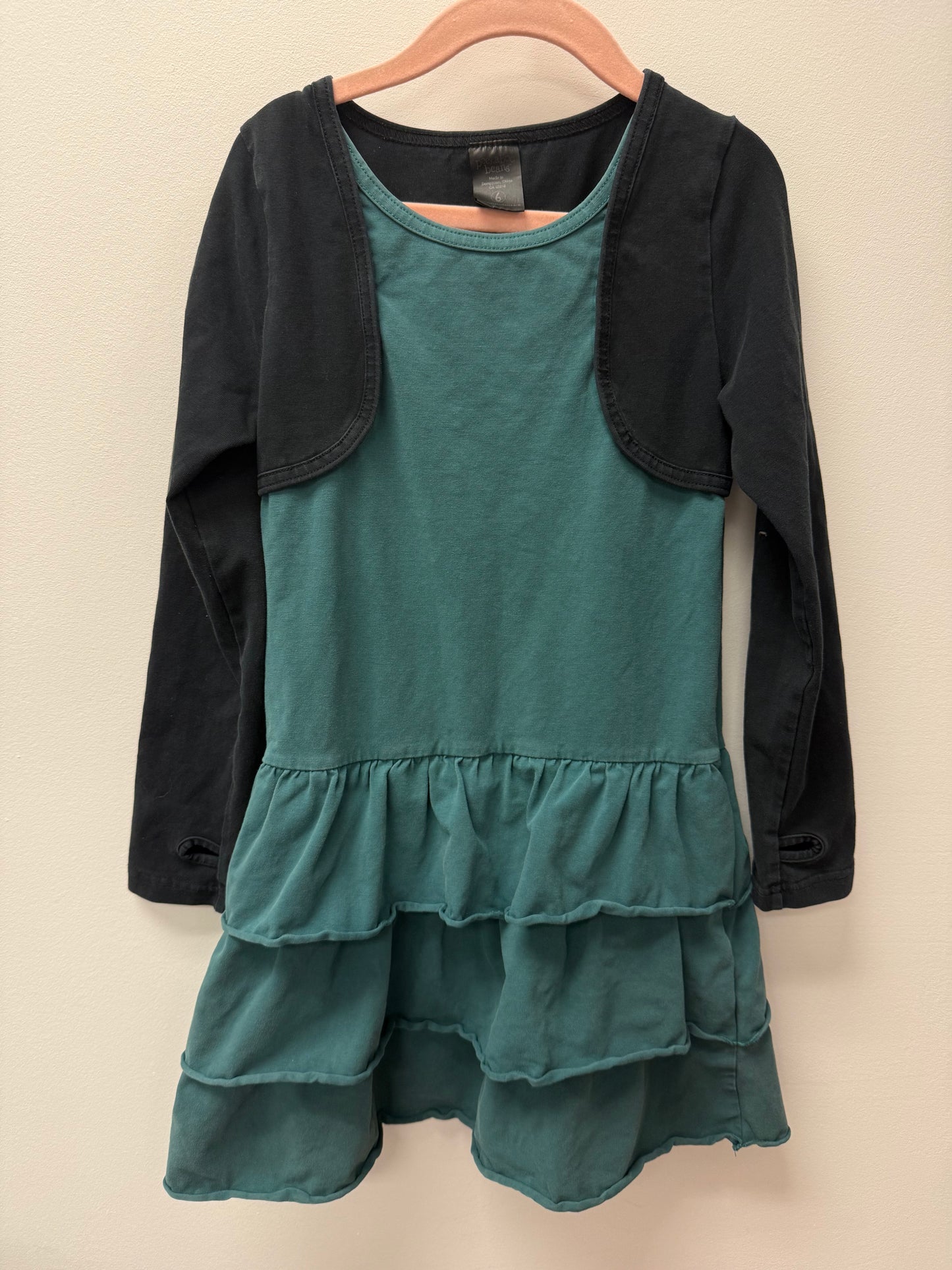 PEAKABOO BEANS DRESS SIZE 6T
