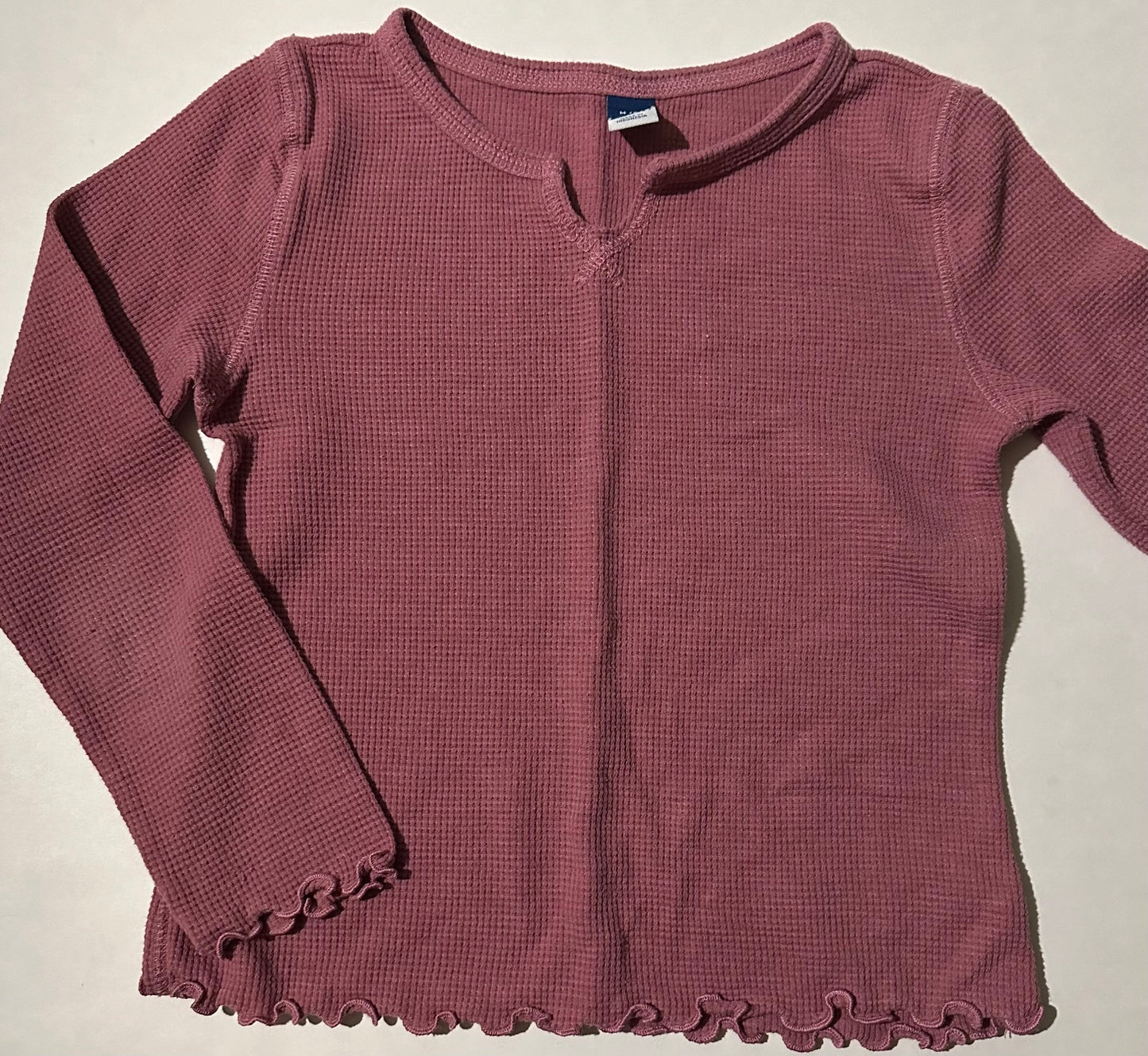 Old Navy, Dusty Rose Thermal Shirt - Size Medium (8)