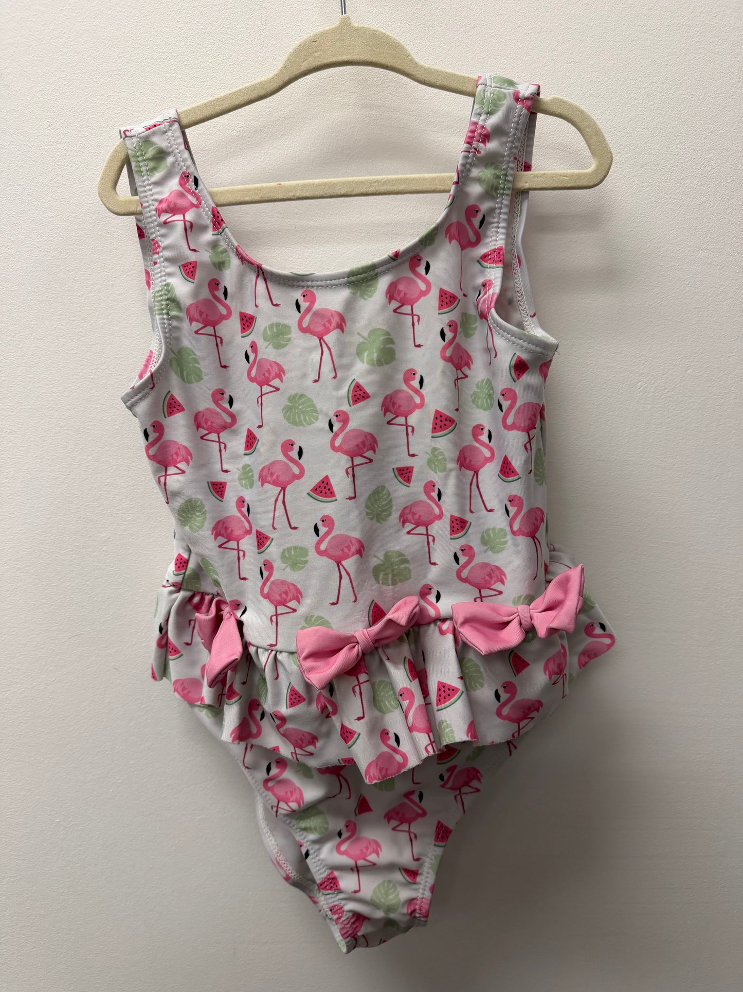 SOL SWIM FLAMINGO BATHING SUIT SIZE 6
