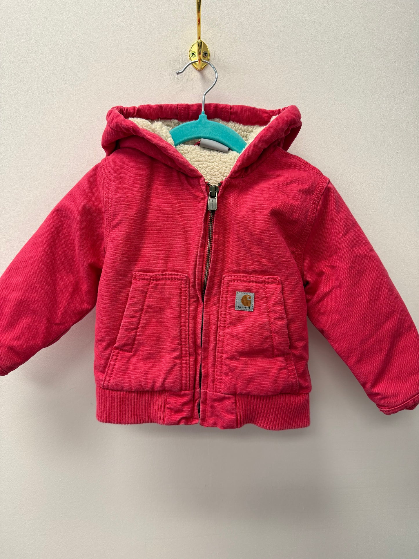 CAHARTT FLEECE LINED COAT SIZE 12M