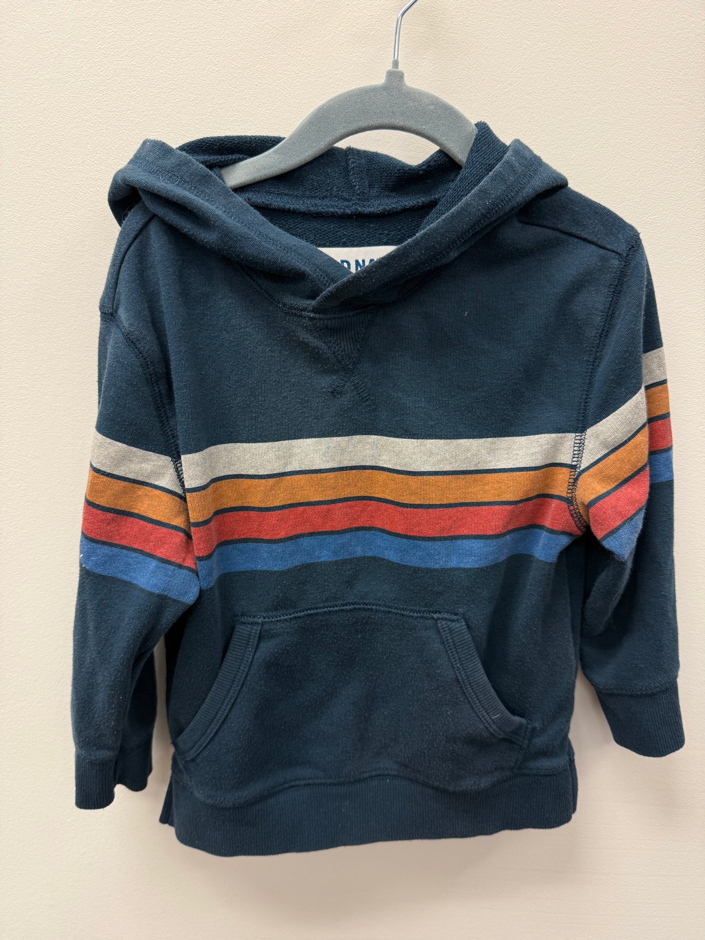 OLD NAVY STRIPPED HOODIE SIZE 3