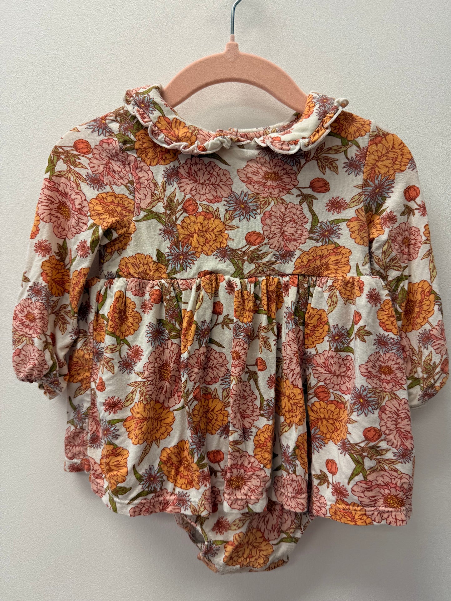 ANGEL DEAR BAMBOO ONESIE DRESS SIZE 3-6M