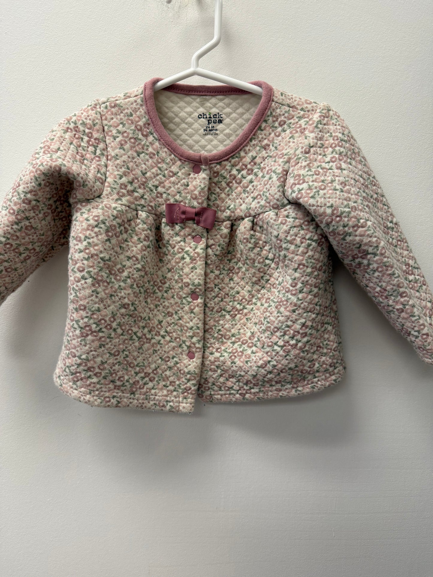 CHICKPEA QUILTED SWEATER SIZE 24M