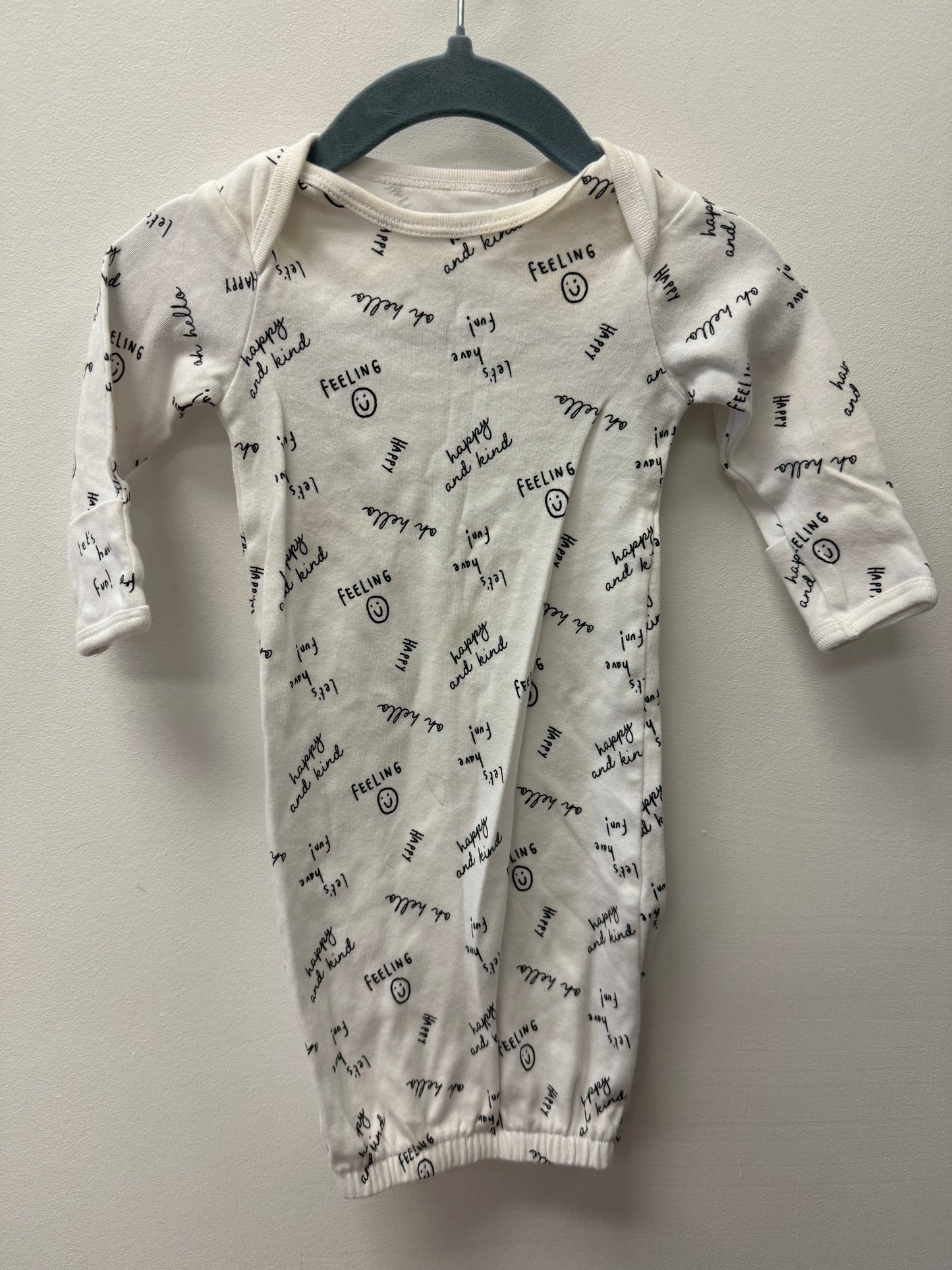 GEORGE SMILEY FACE SWADDLE SIZE 0-3M
