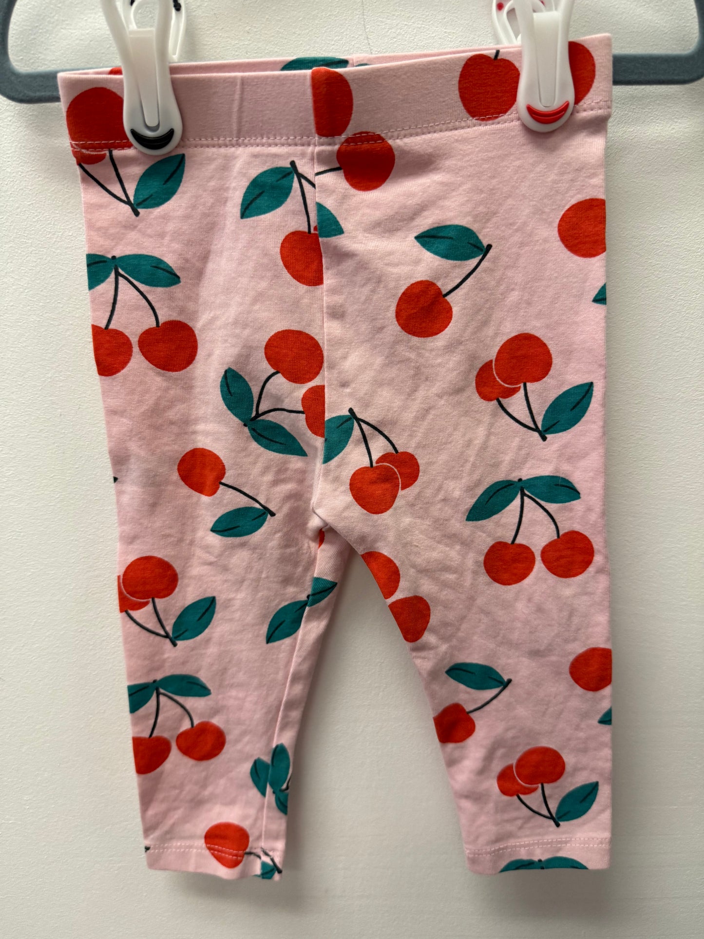 JOE FRESH CHERRY LEGGINGS SIZE 6-12M