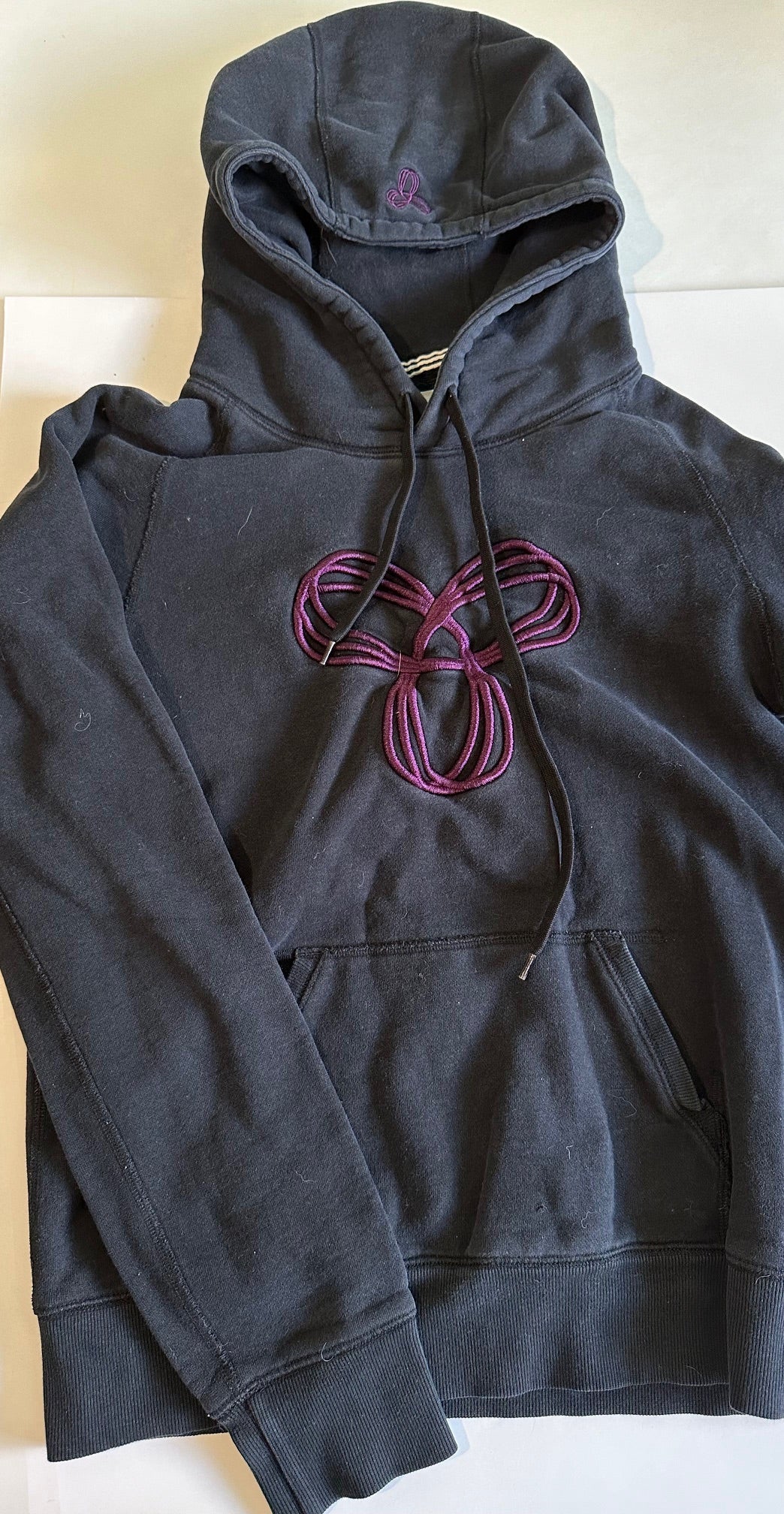 *Play* *Adult* TNA, Black and Purple Pullover Hoodie - Size Medium
