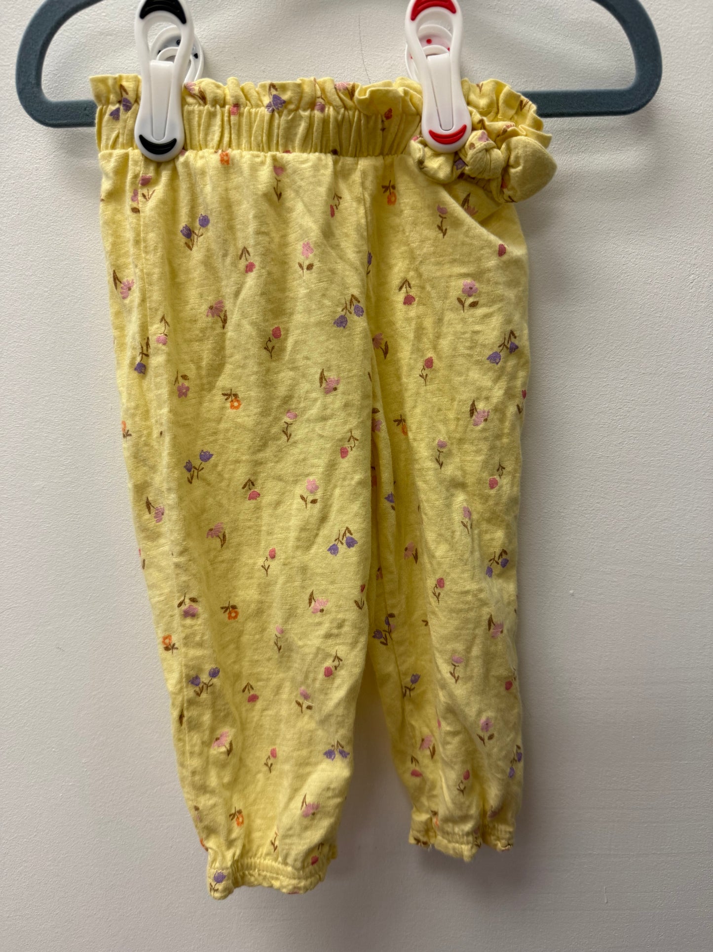CARTERS FLORAL BOW PANTS SIZE 12M