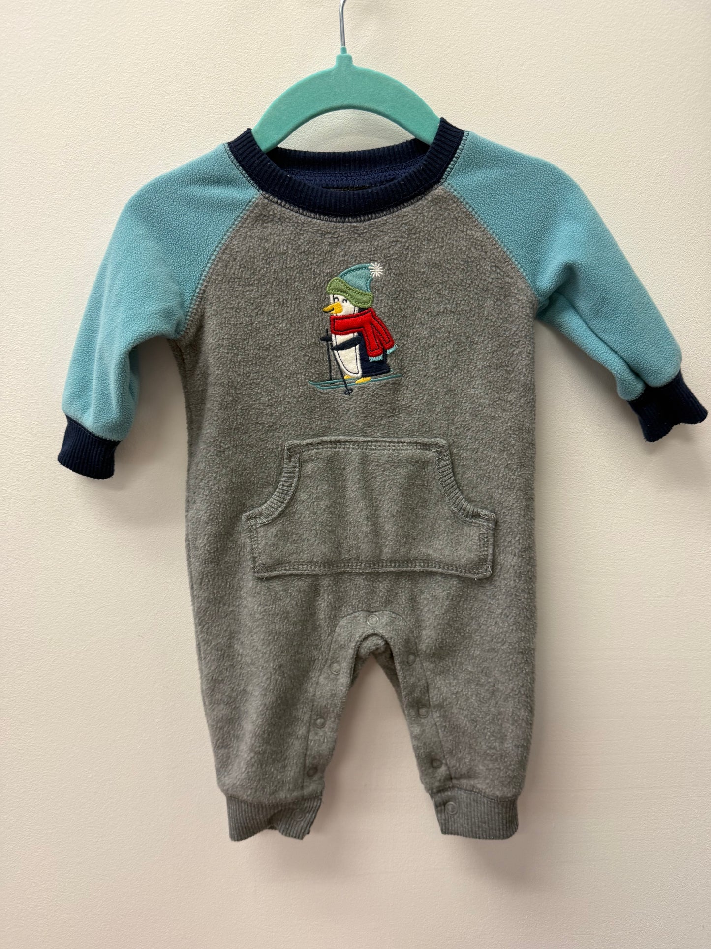 CARTERS FLEECE PENGUIN LONGALL SIZE 3M