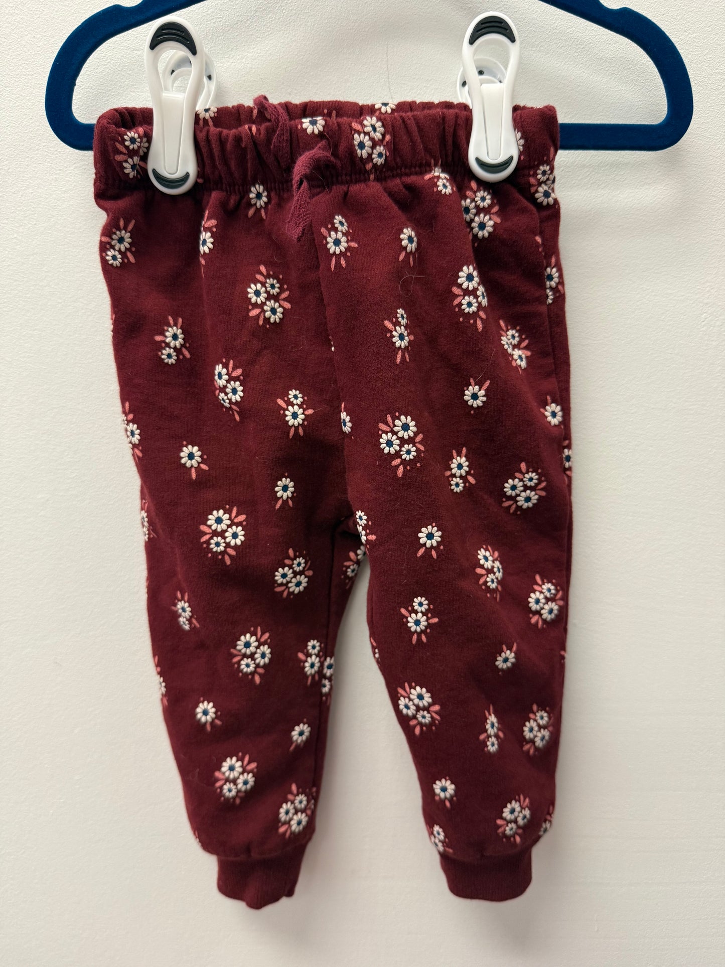 PL BABY FLORAL JOGGERS SIZE 12M