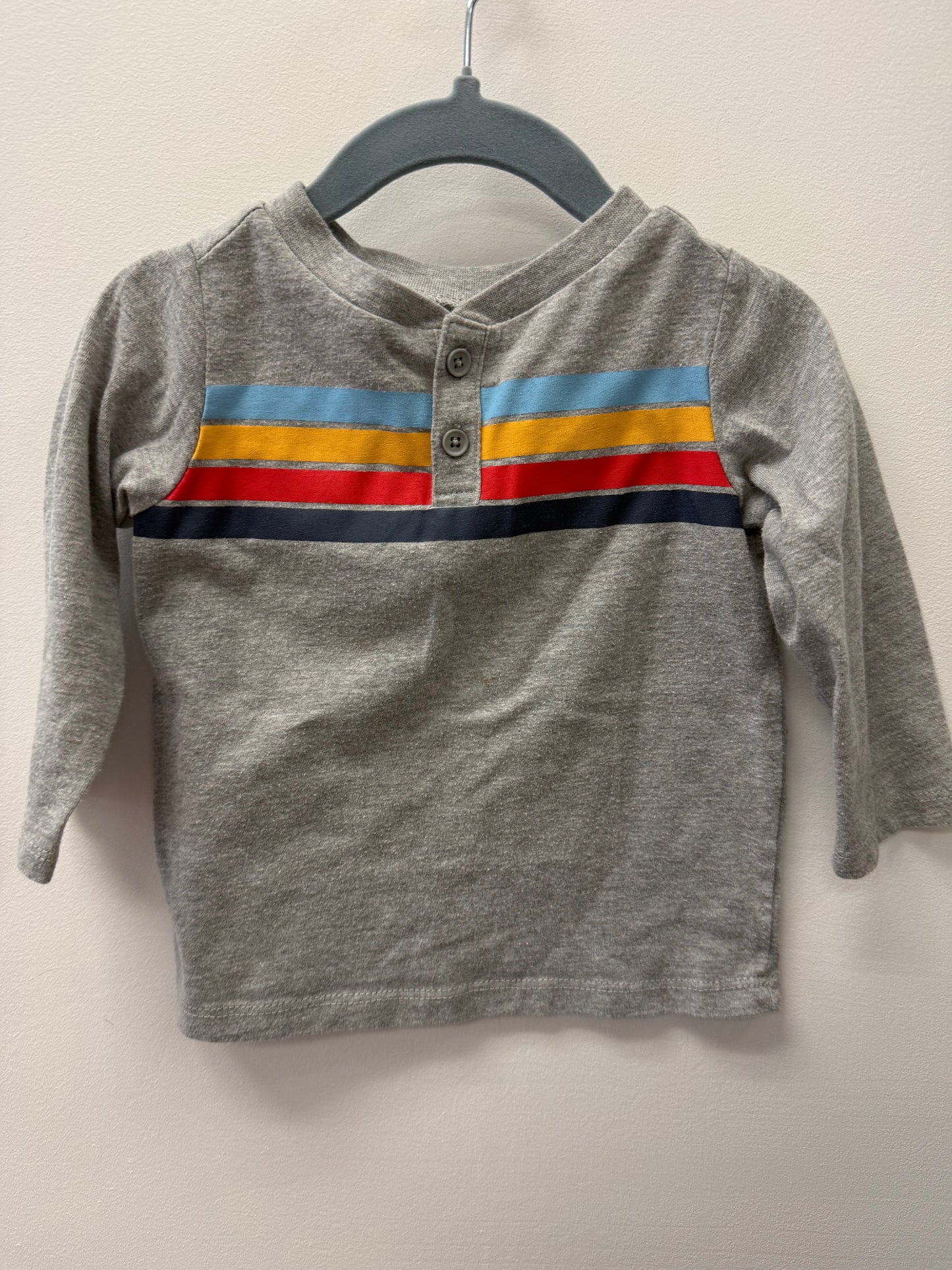 FIRST IMPRESSIONS STRIPPED SHIRT SIZE 12M