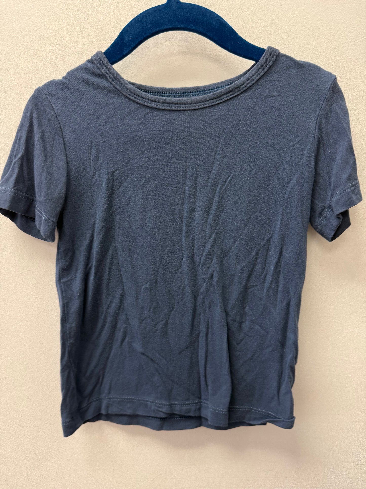 NO TAG BLUE BAMBOO SHIRT SIZE 1-2 YEARS