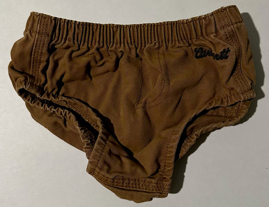 Carhartt, Brown Diaper Cover - 6 Months