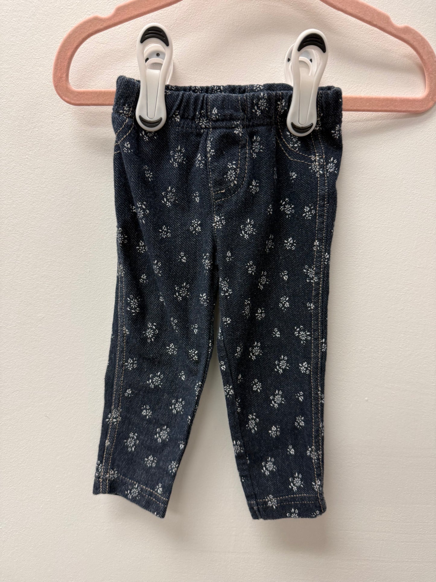 CARTERS FLORAL JEGGINGS SIZE 6M