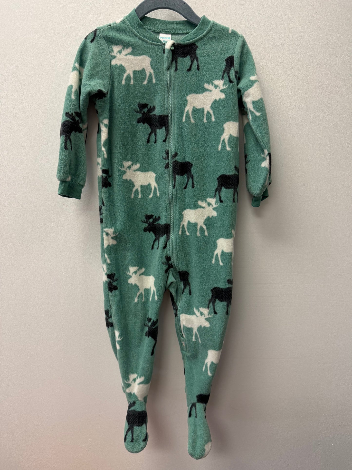 PEKKLE FLEECE MOOSE SLEEPER SIZE 18M