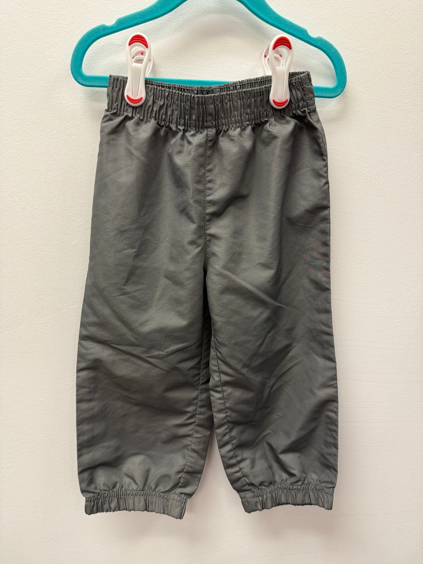 JOE FRESH GREY RAIN PANTS SIZE 2T