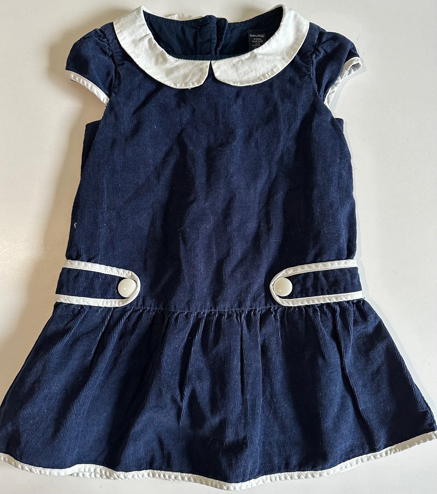 Baby Gap, Navy Blue Dress - 18-24 Months