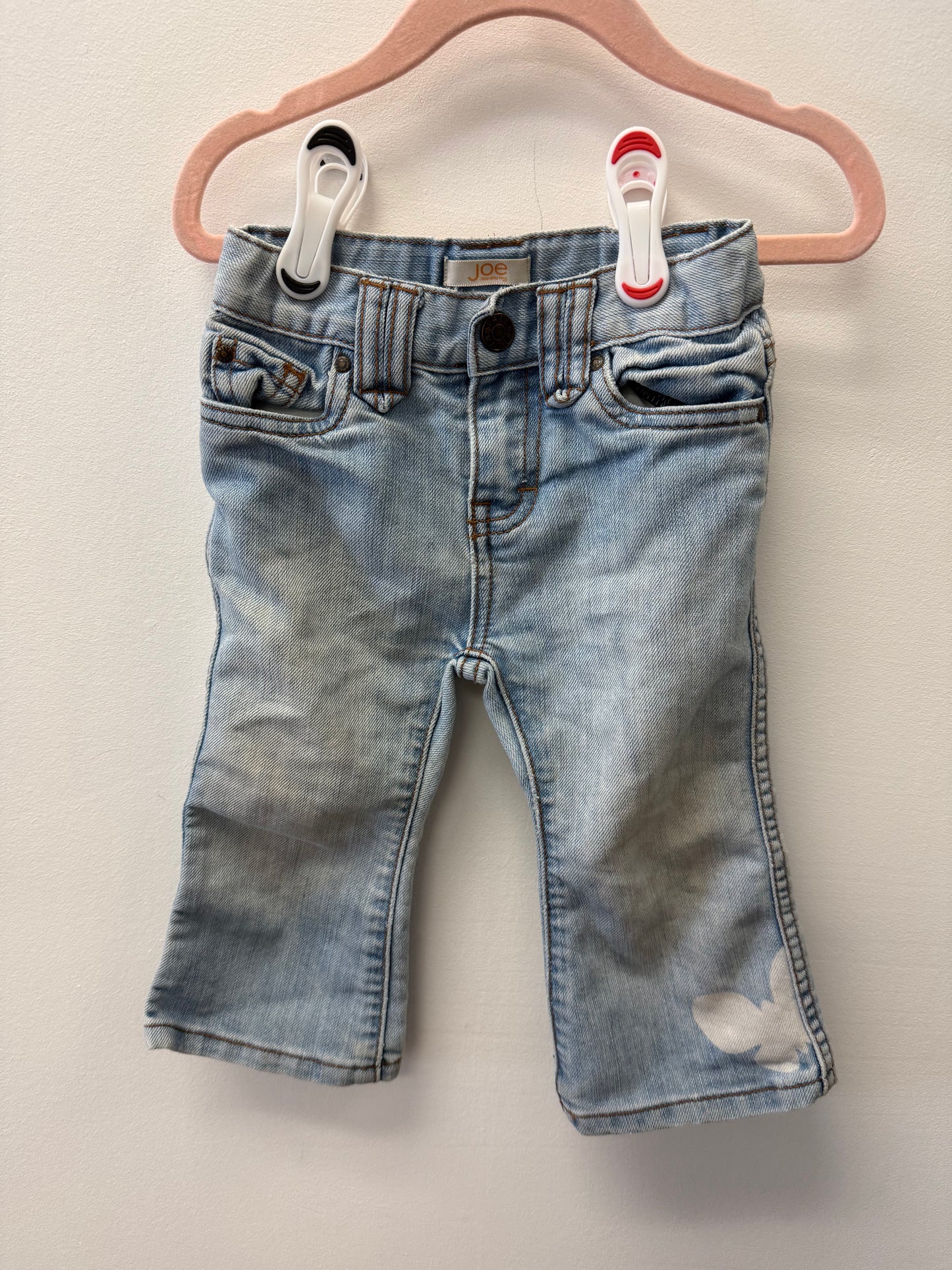 JOE FRESH BUTTERFLY FLARE JEANS SIZE 1 YEAR