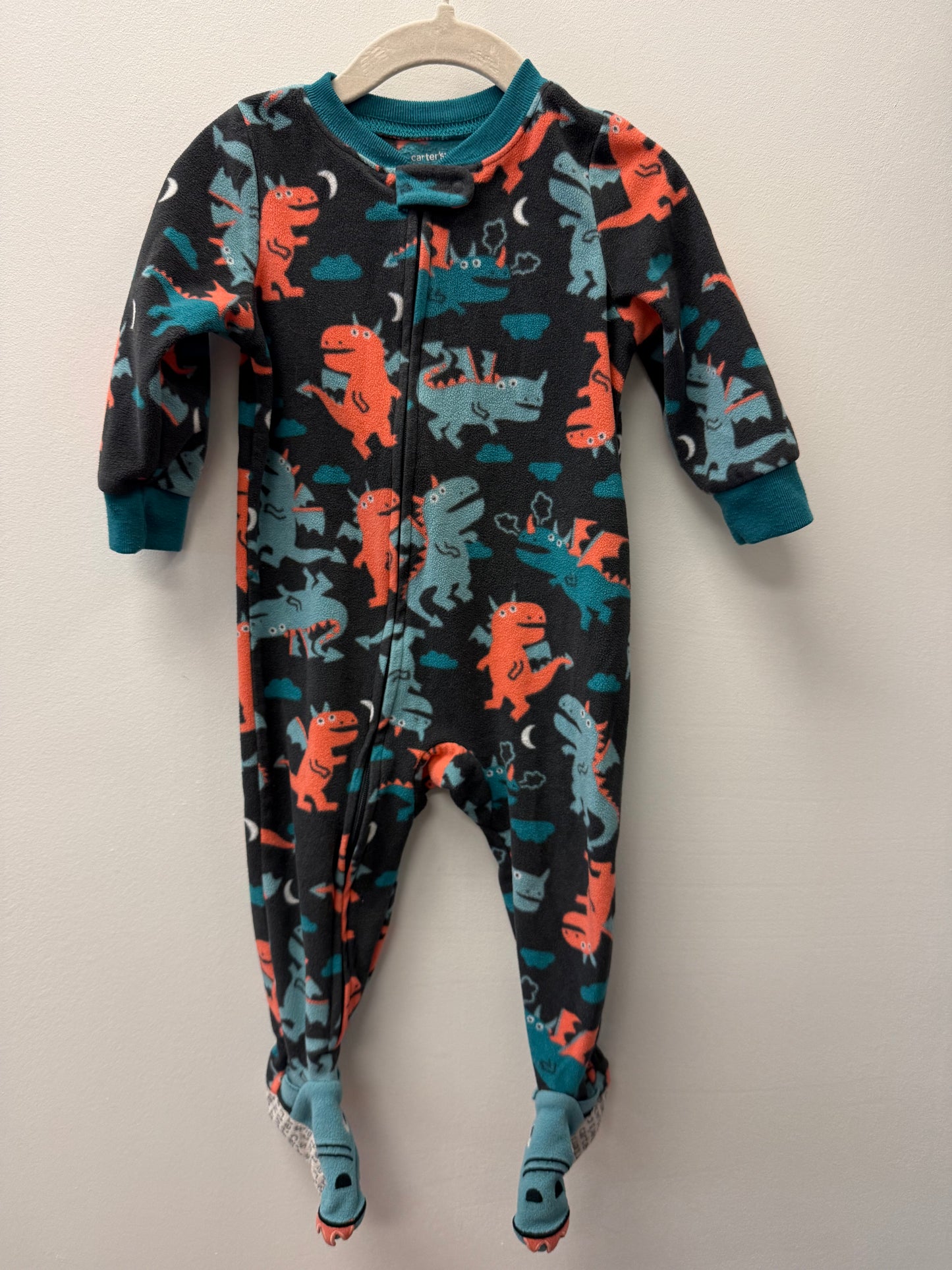 CARTERS FLEECE DRAGON SLEEPER SIZE 12M