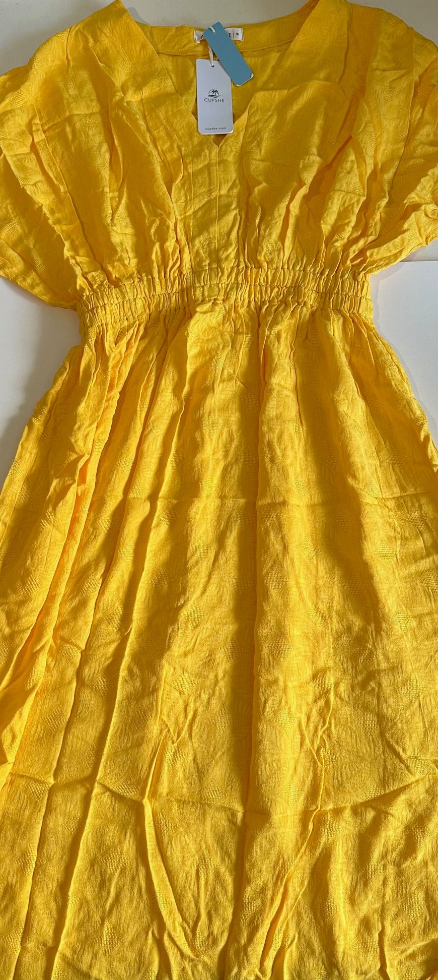 *Adult* *New* Cupshe, Long Yellow Dress - Size Medium