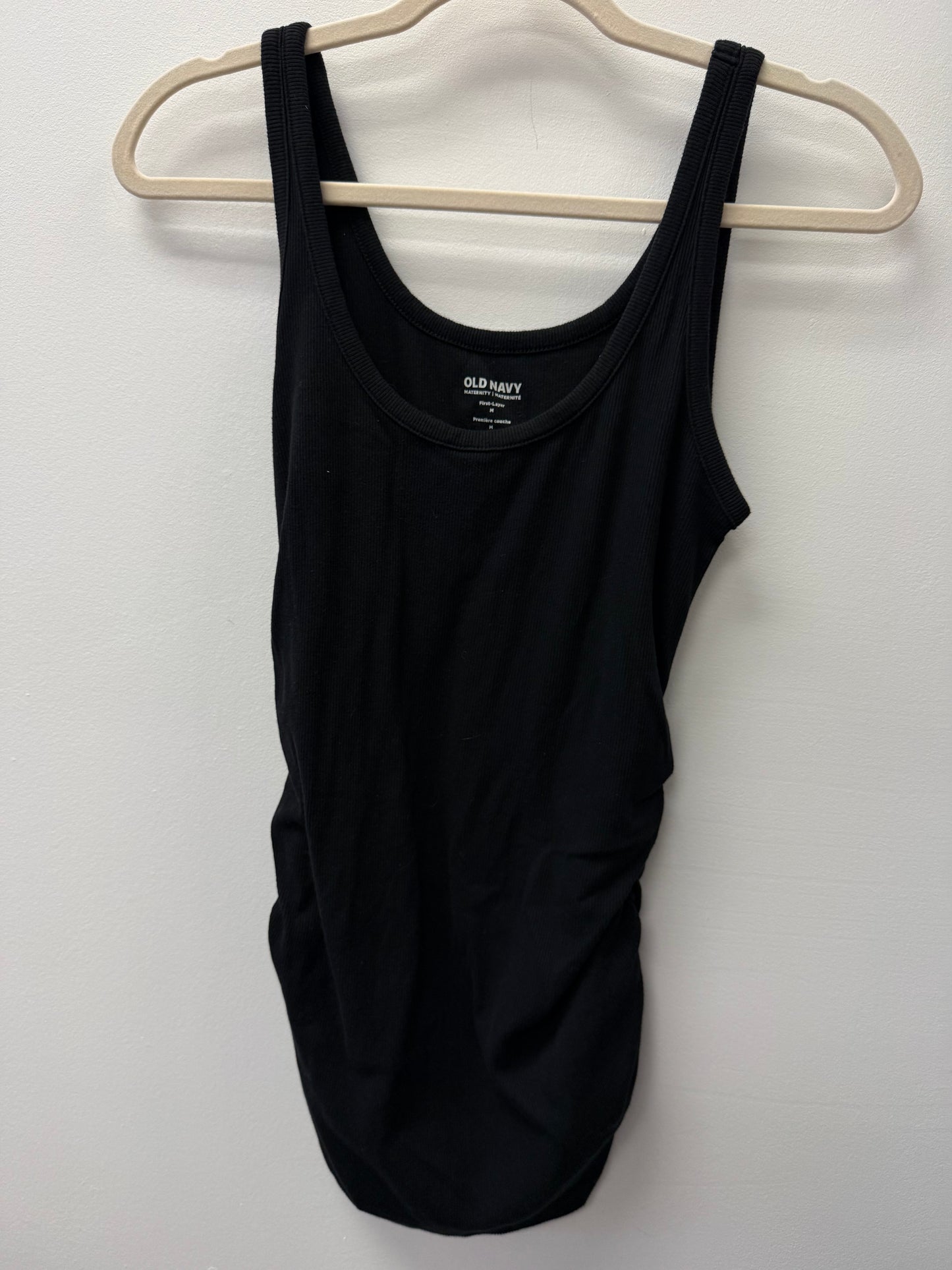 OLD NAVY BLACK MATERNITY TANK SIZE MEDIUM