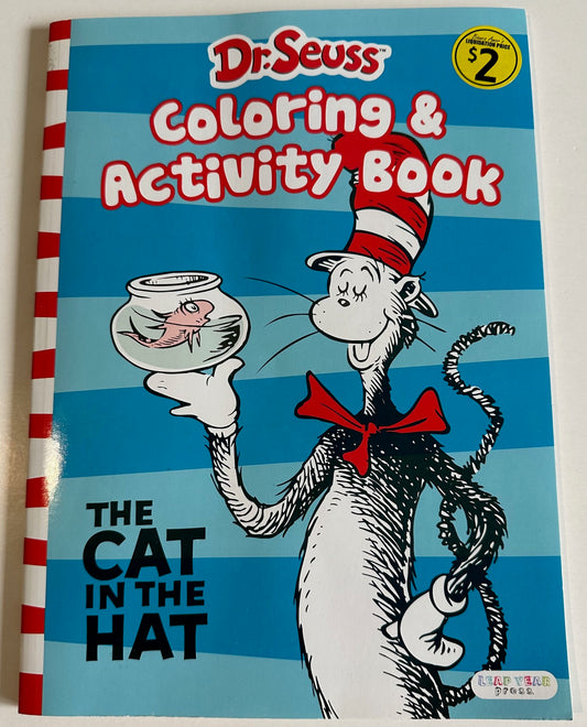 *New* "Dr. Seuss Coloring and Activity Book: The Cat in the Hat"