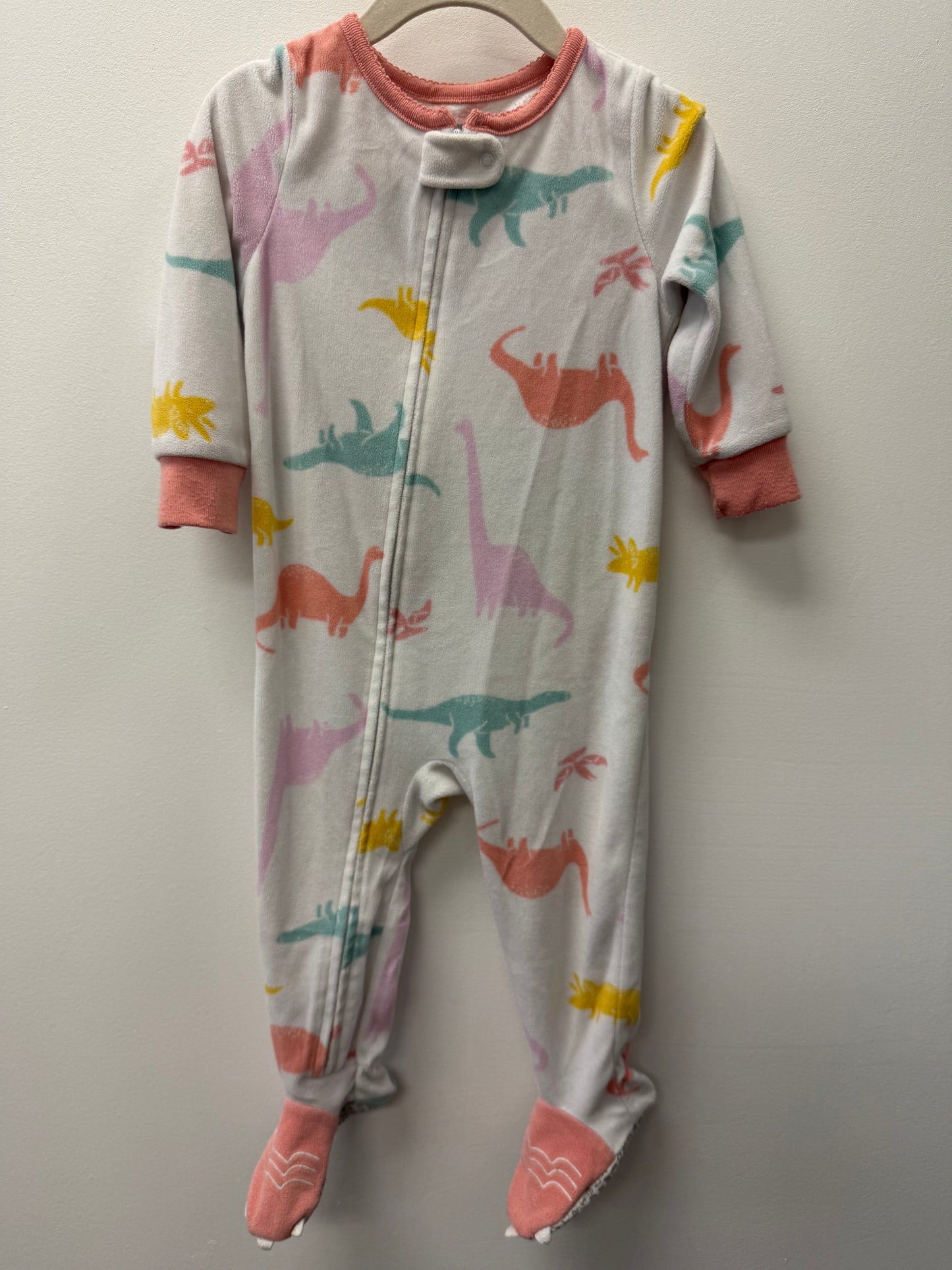 CARTERS FLEECE DINO SLEEPER SIZE 18M