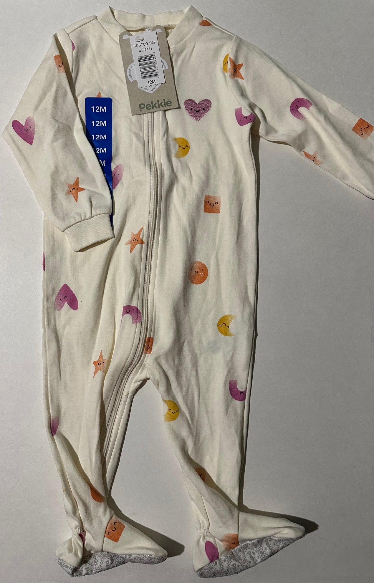 *New* Pekkle, Off-White Shapes Sleeper - 12 Months