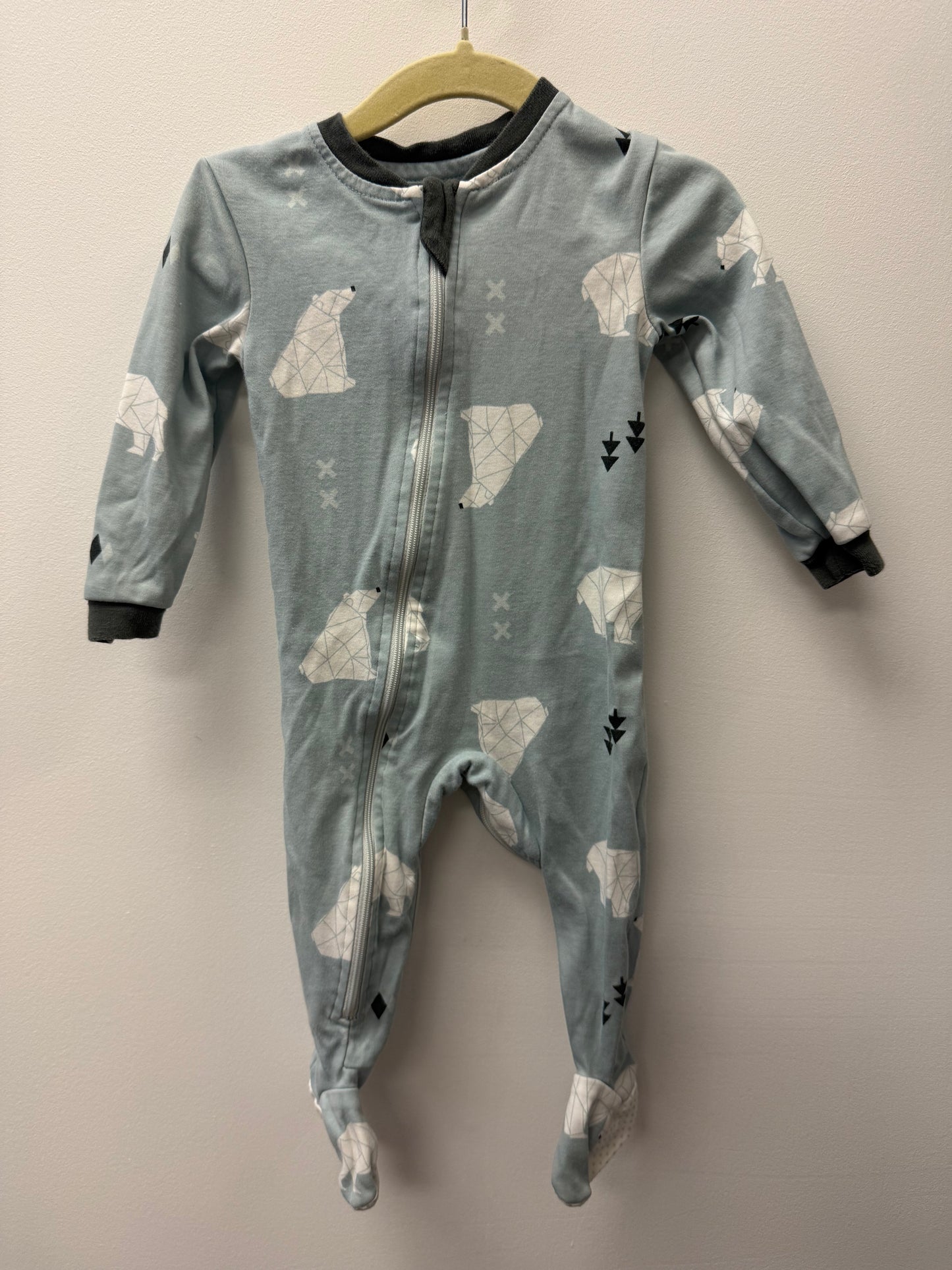 ZIPPYJAMZ POLAR BEAR SLEEPER SIZE 6-9M