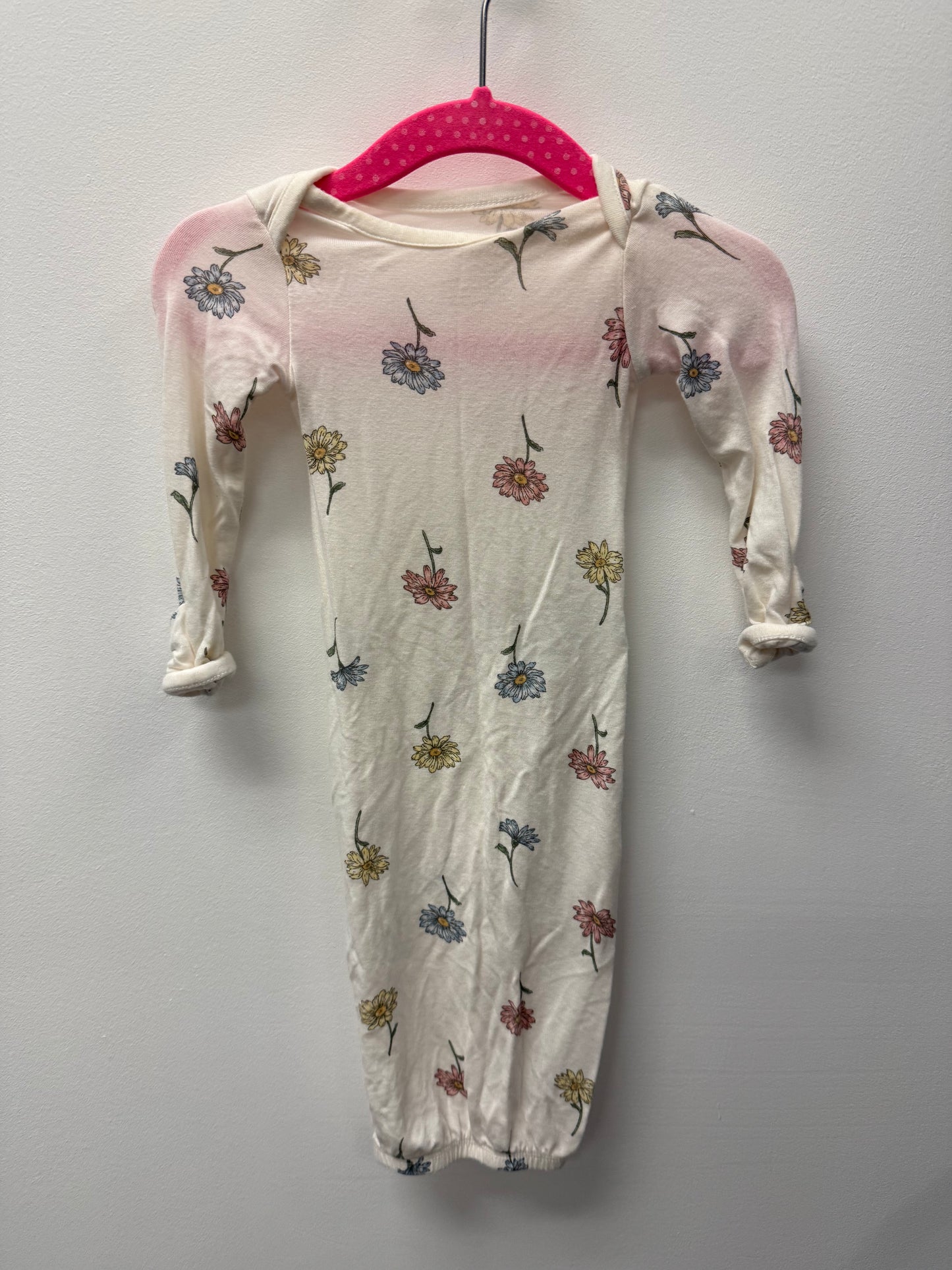 PURLEY SOFT SLEEP GOWN SIZE NEWBORN (FLORAL)