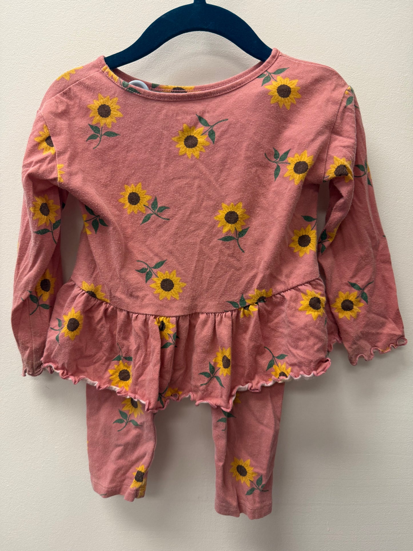 CHILDRENS PLACE SUNFLOWER OUTFIT SIZE 18-24M