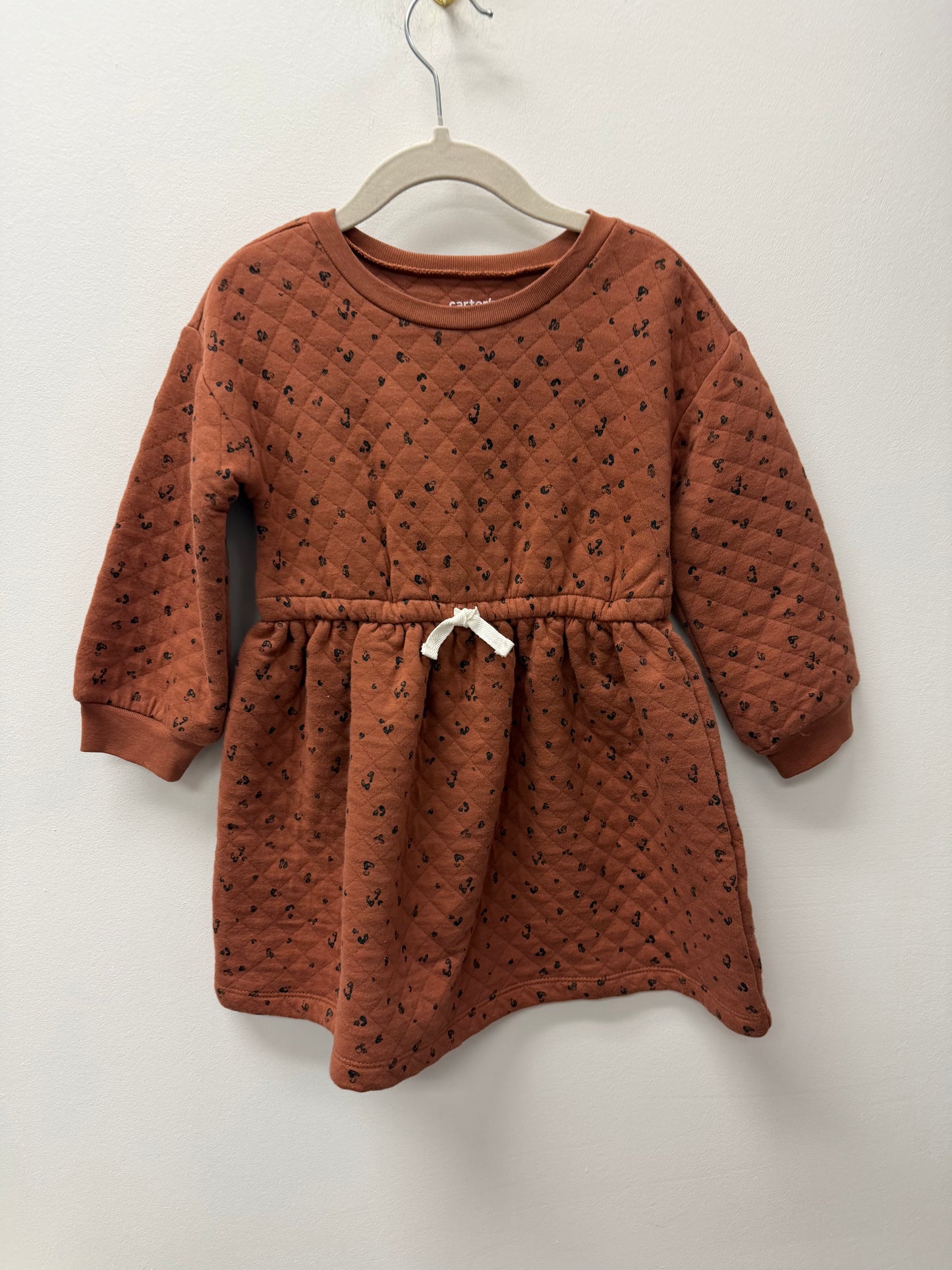 CARTERS CHEETAH PRINT DRESS SIZE 2T