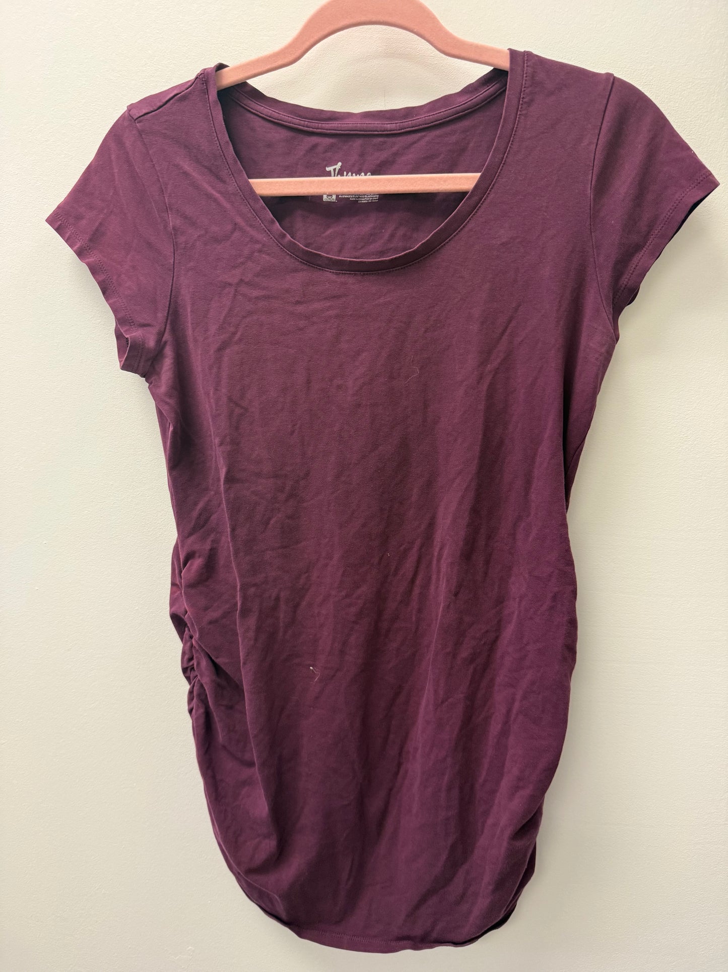 THYME MATERNITY PURPLE SHIRT SIZE MEDIUM