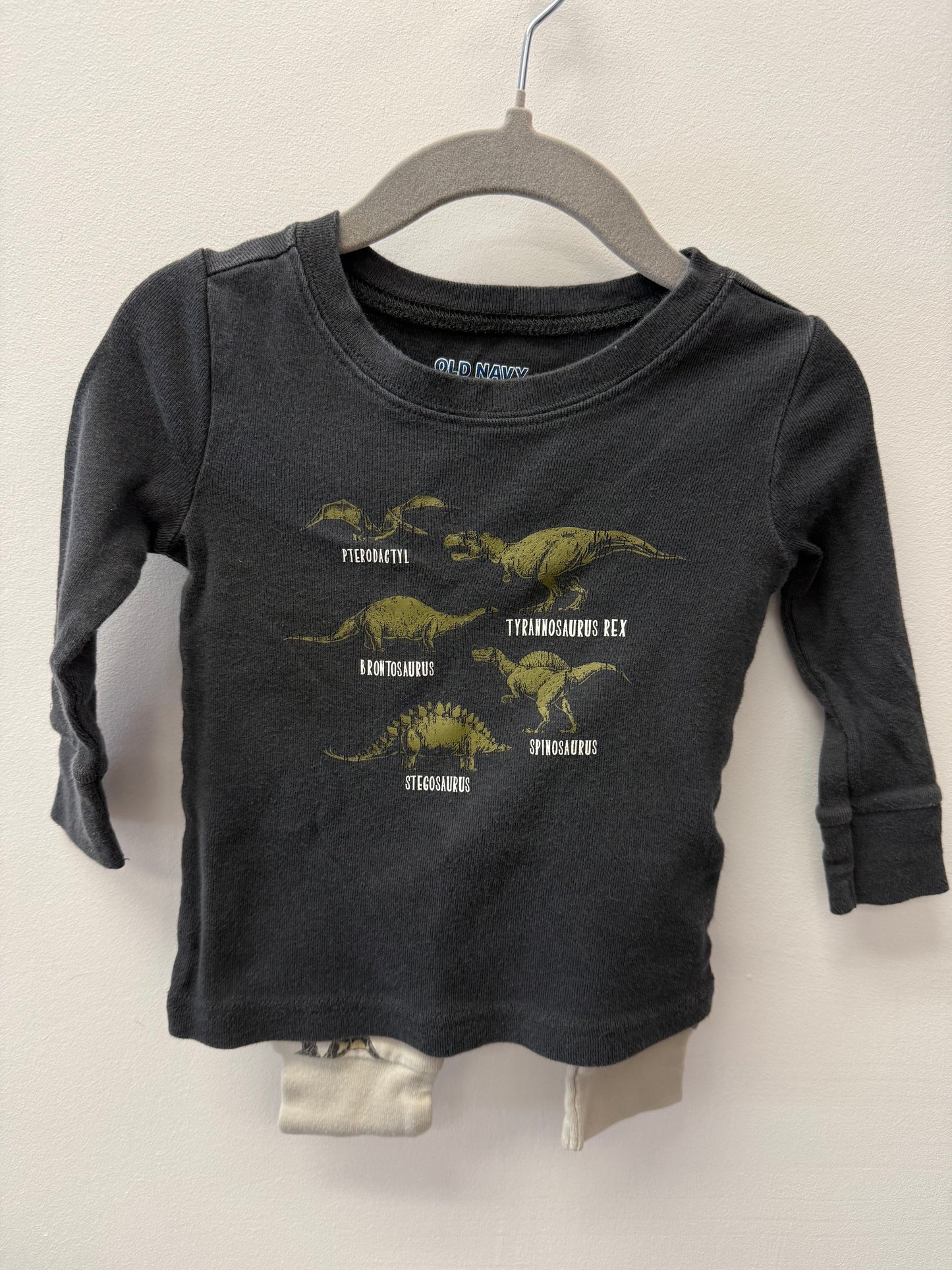 OLD NAVY DINO PJ SET SIZE 12-18M