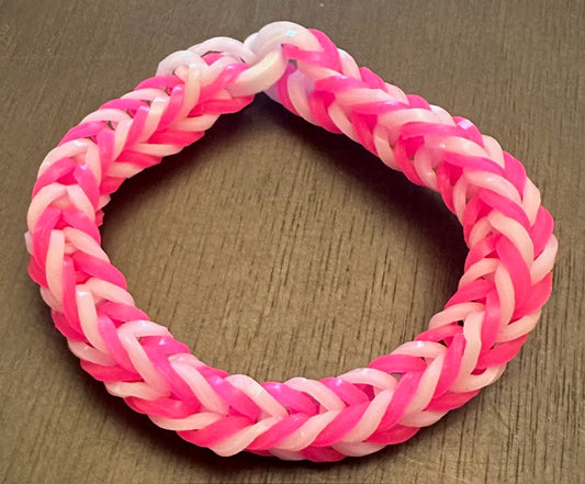 Pink and White Bracelet - Size 4-8