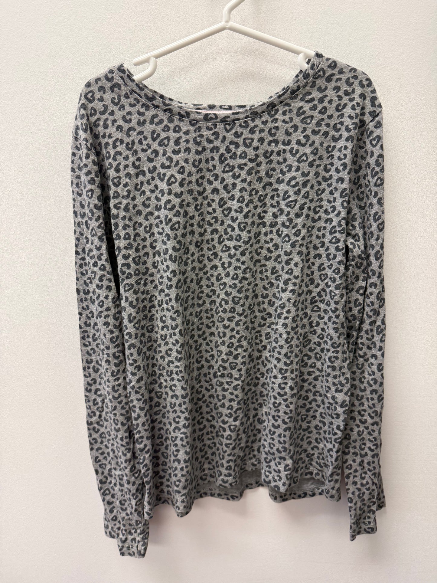 GEORGE CHEETAH PRINT LONG SLEEVE SIZE 10-12