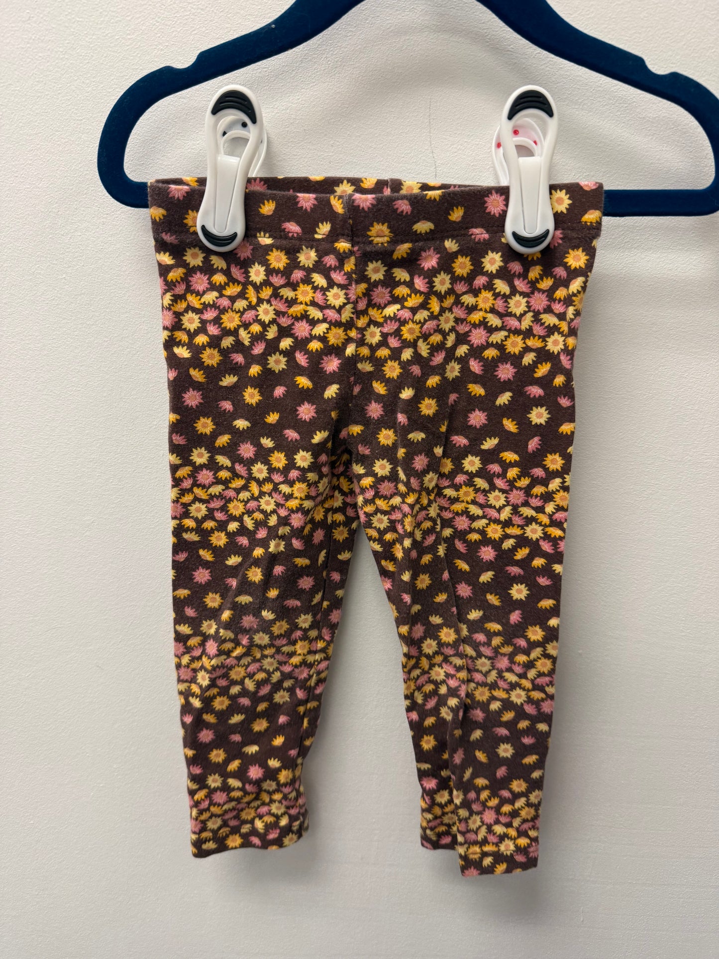 CHILDRENS PLACE SUNFLOWER LEGGINGS SIZE 18-24M