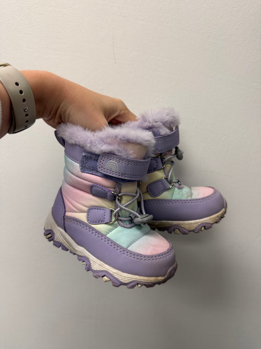 PURPLE WINTER BOOTS SIZE 5