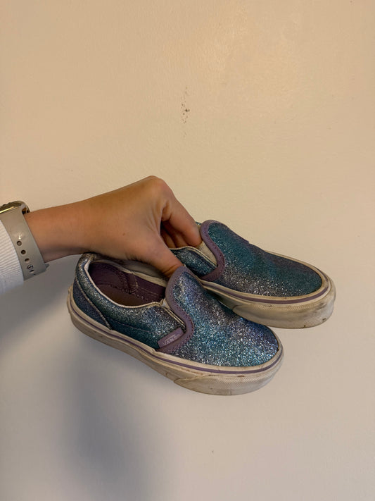 VANS (PURPLE SPARKLE) SIZE 10.5