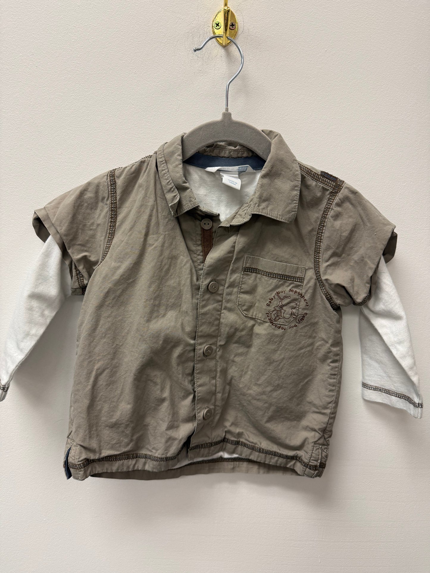 H&M BIKE SHIRT SIZE 9-12M
