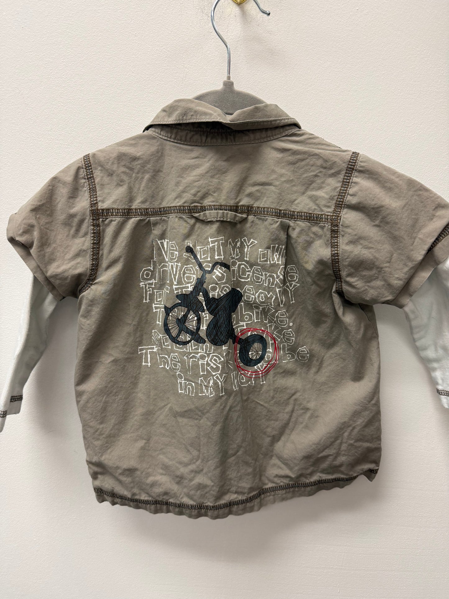H&M BIKE SHIRT SIZE 9-12M