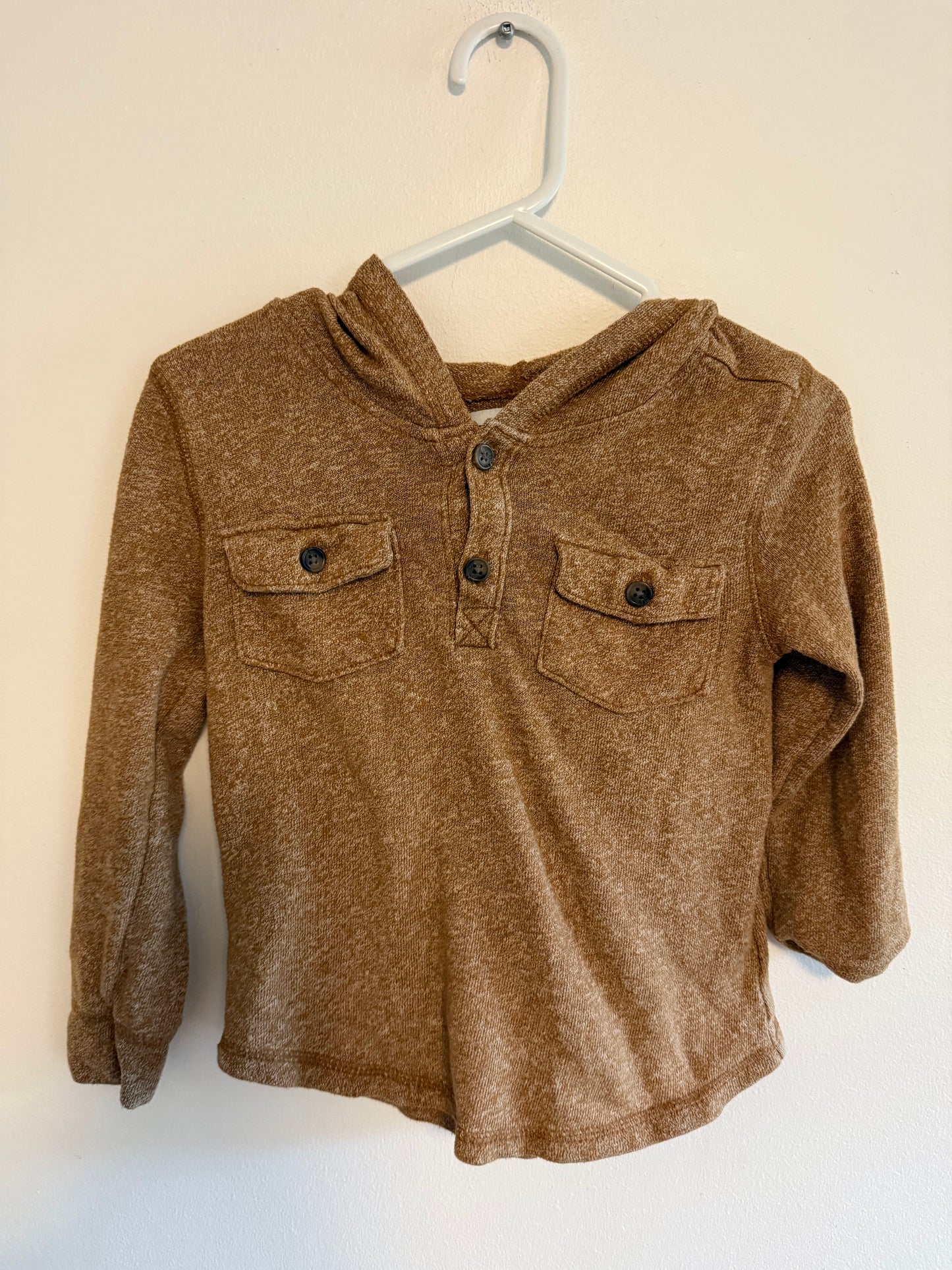 OLD NAVY HOODED SHIRT SIZE 4T