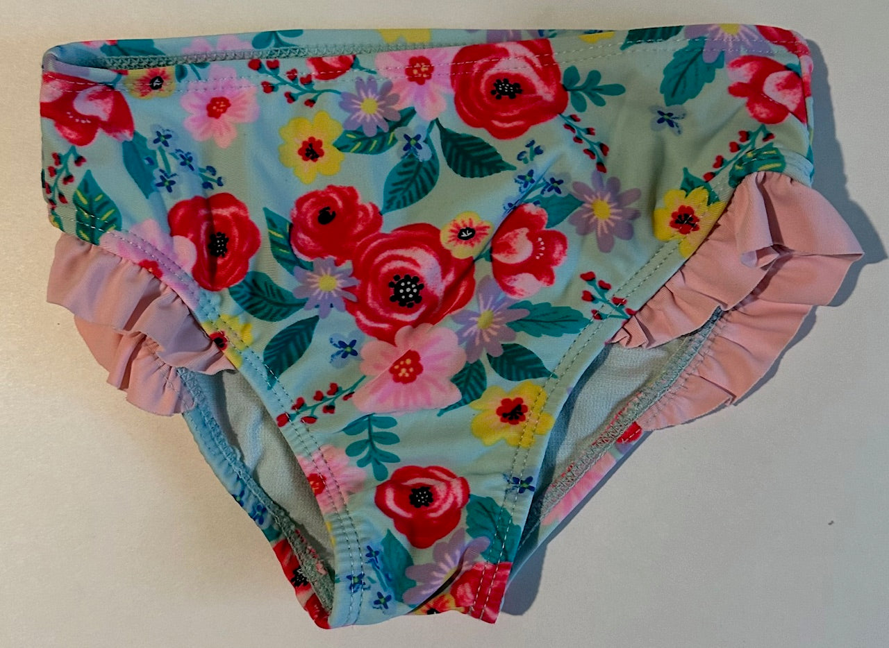 George, Flowery Bathing Suit Bottoms - 12-18 Months