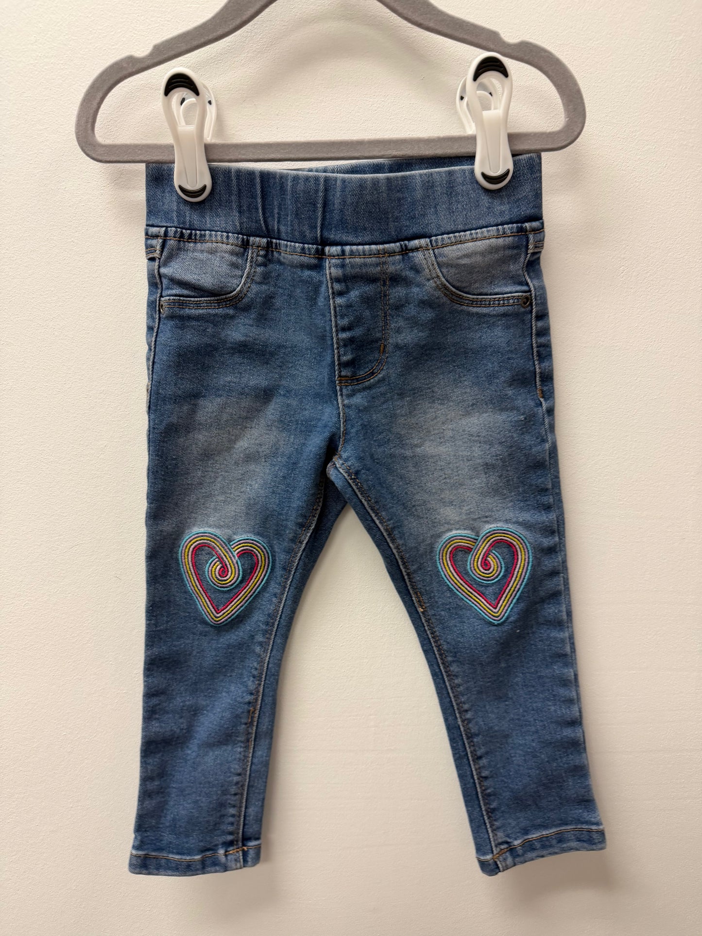 GEORGE HEART JEANS SIZE 2T