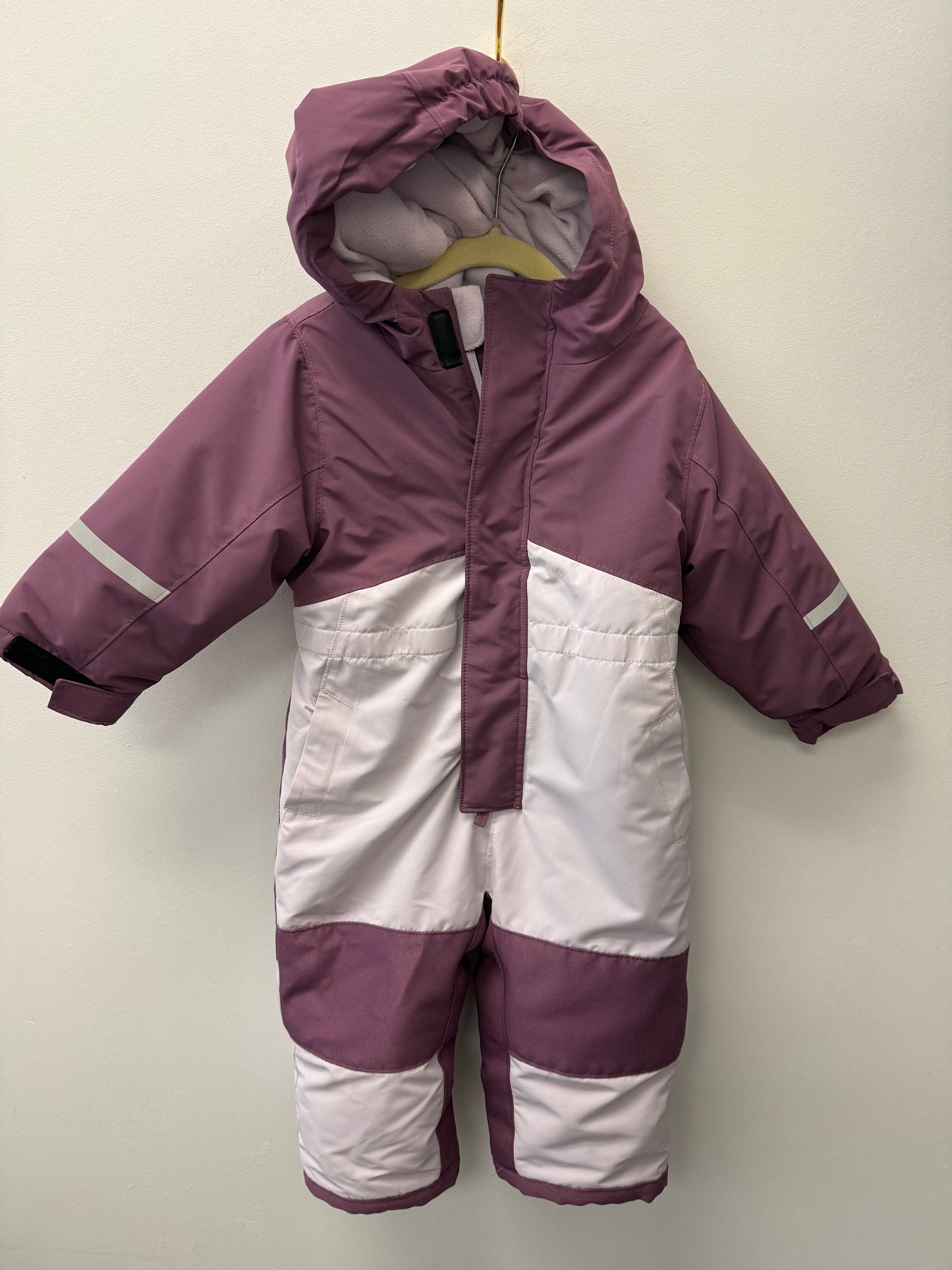 GEORGE PURPLE ONE PIECE SNOWSUIT SIZE 2T