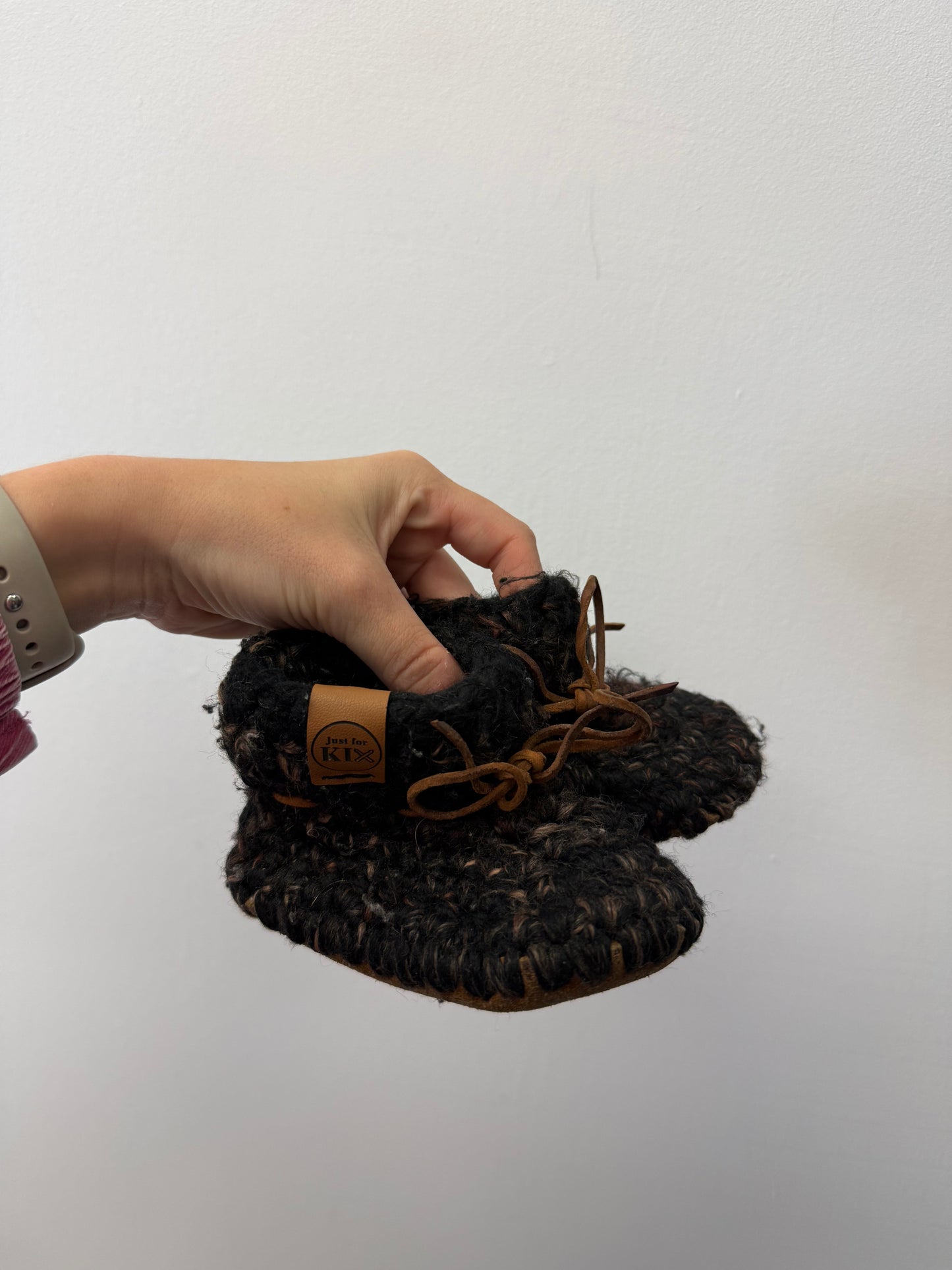 JUST FOR KIX WOOL BOOTIES SIZE 6-12M