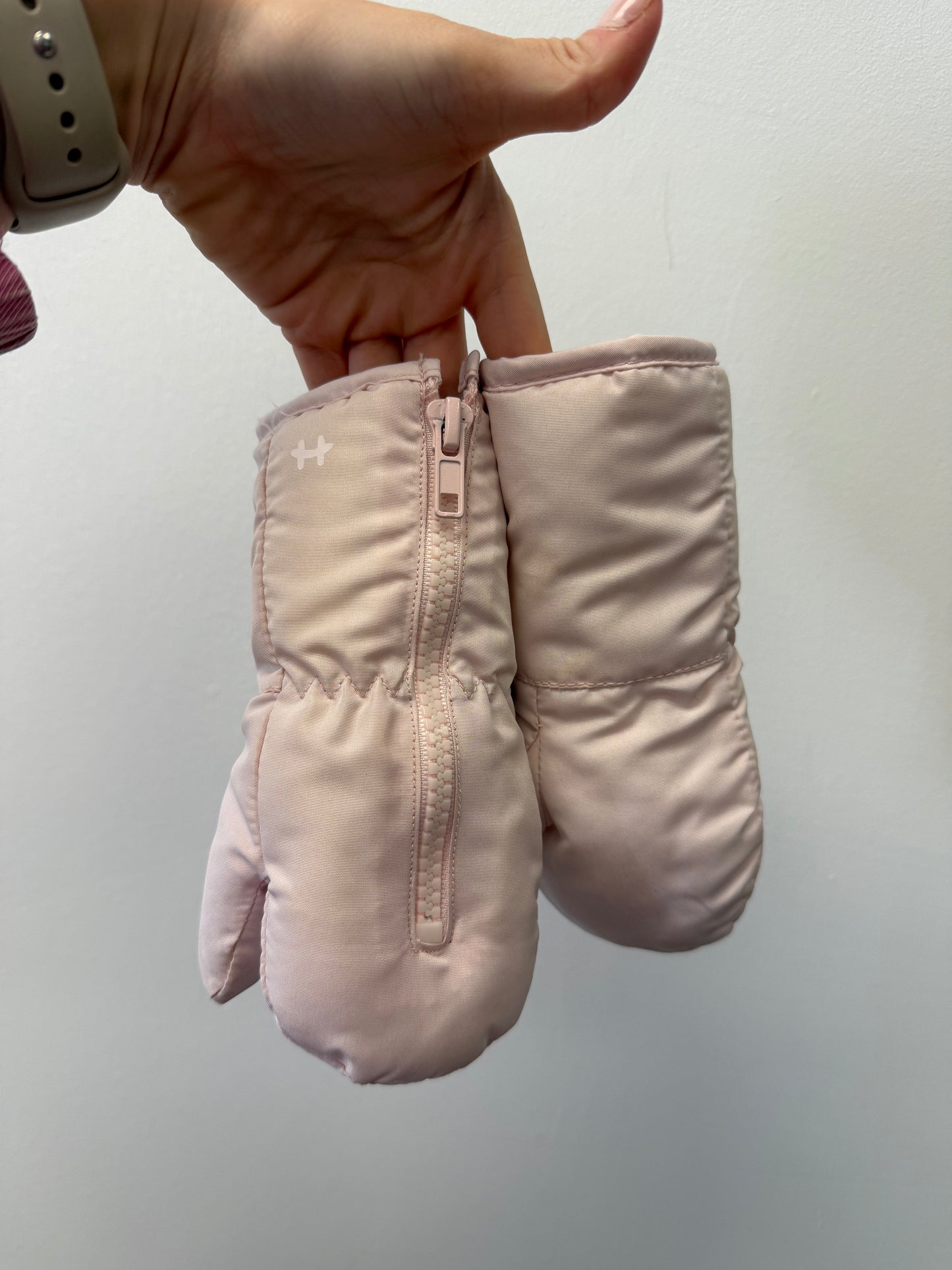HOTPAWS PINK MITTS SIZE 12-24M