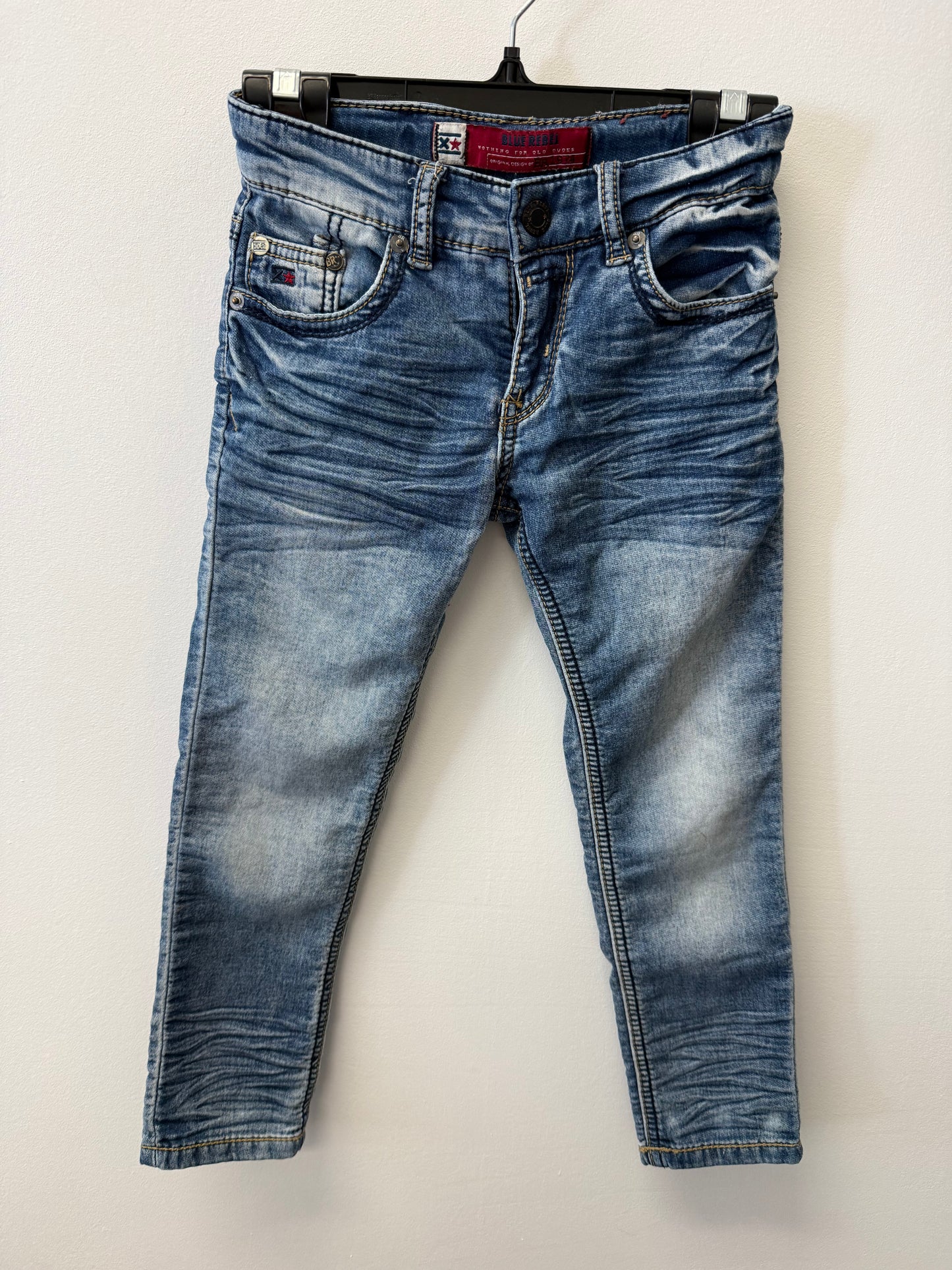 BLUE REBEL JEANS SIZE 5