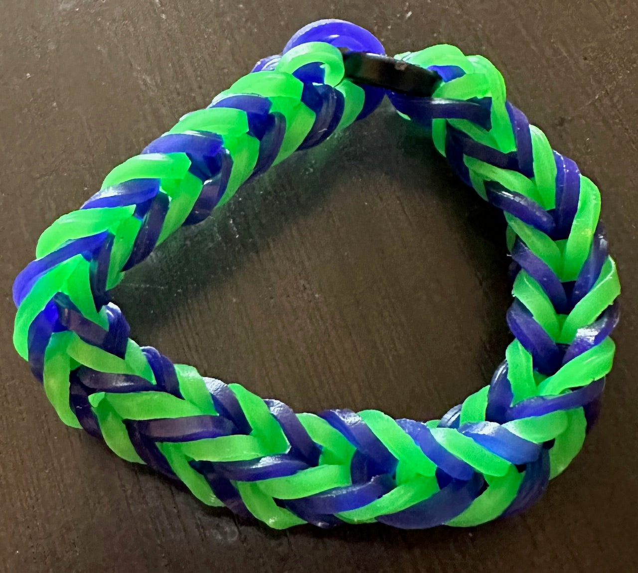 Dark Blue and Green Bracelet - Size 3-5